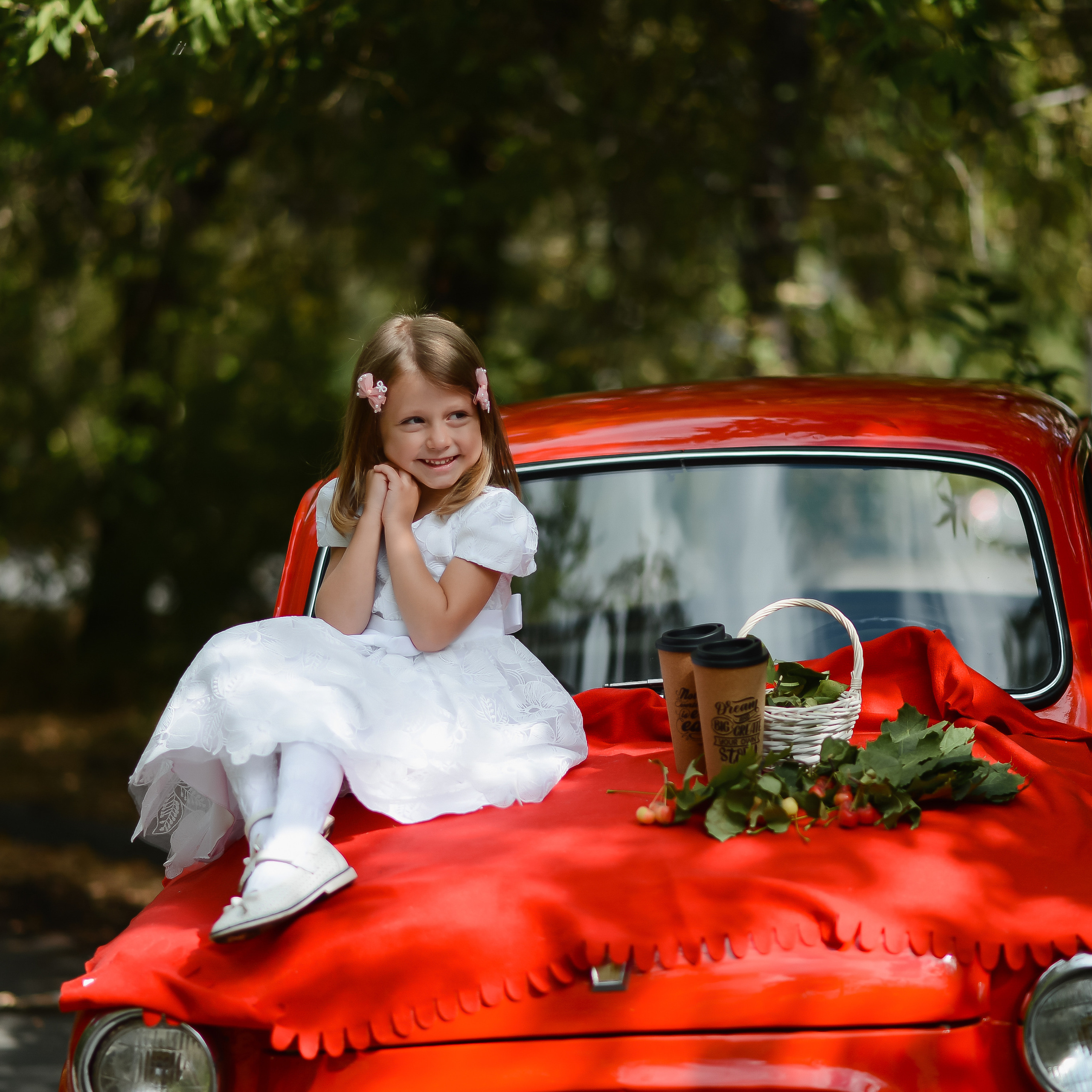 Осенний фотопроект с машинкой