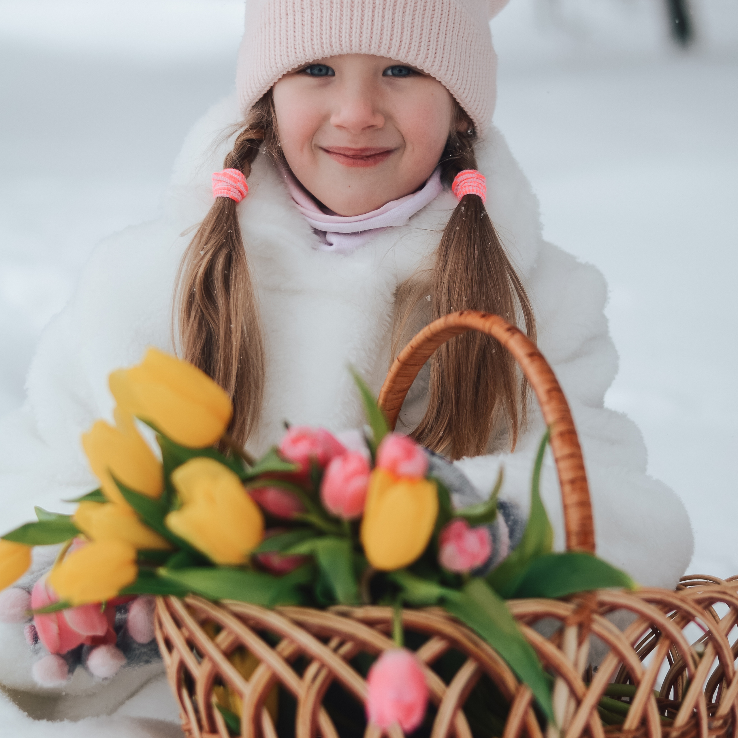 зимний фотопроект Тюльпаны