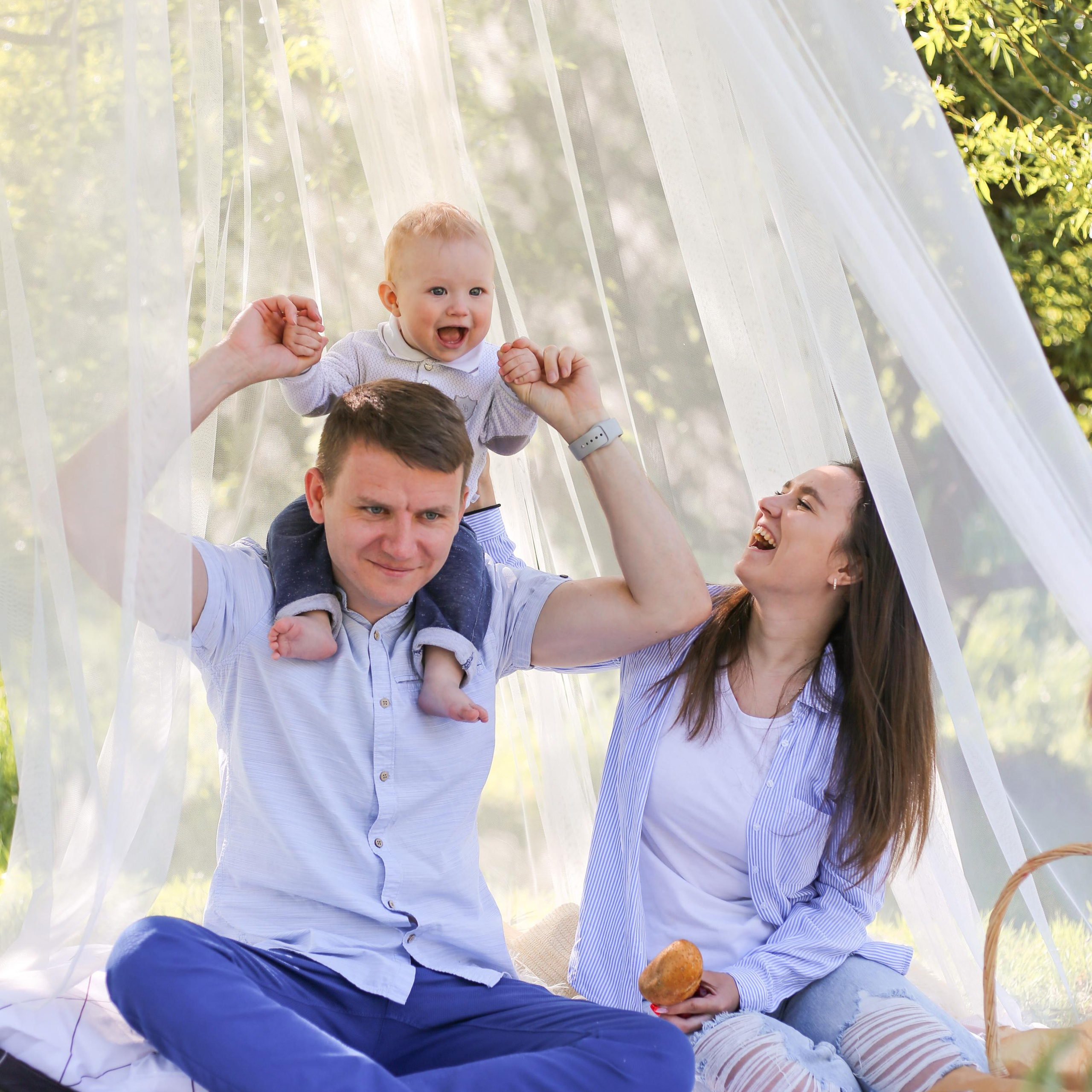 Анастасия с семьей