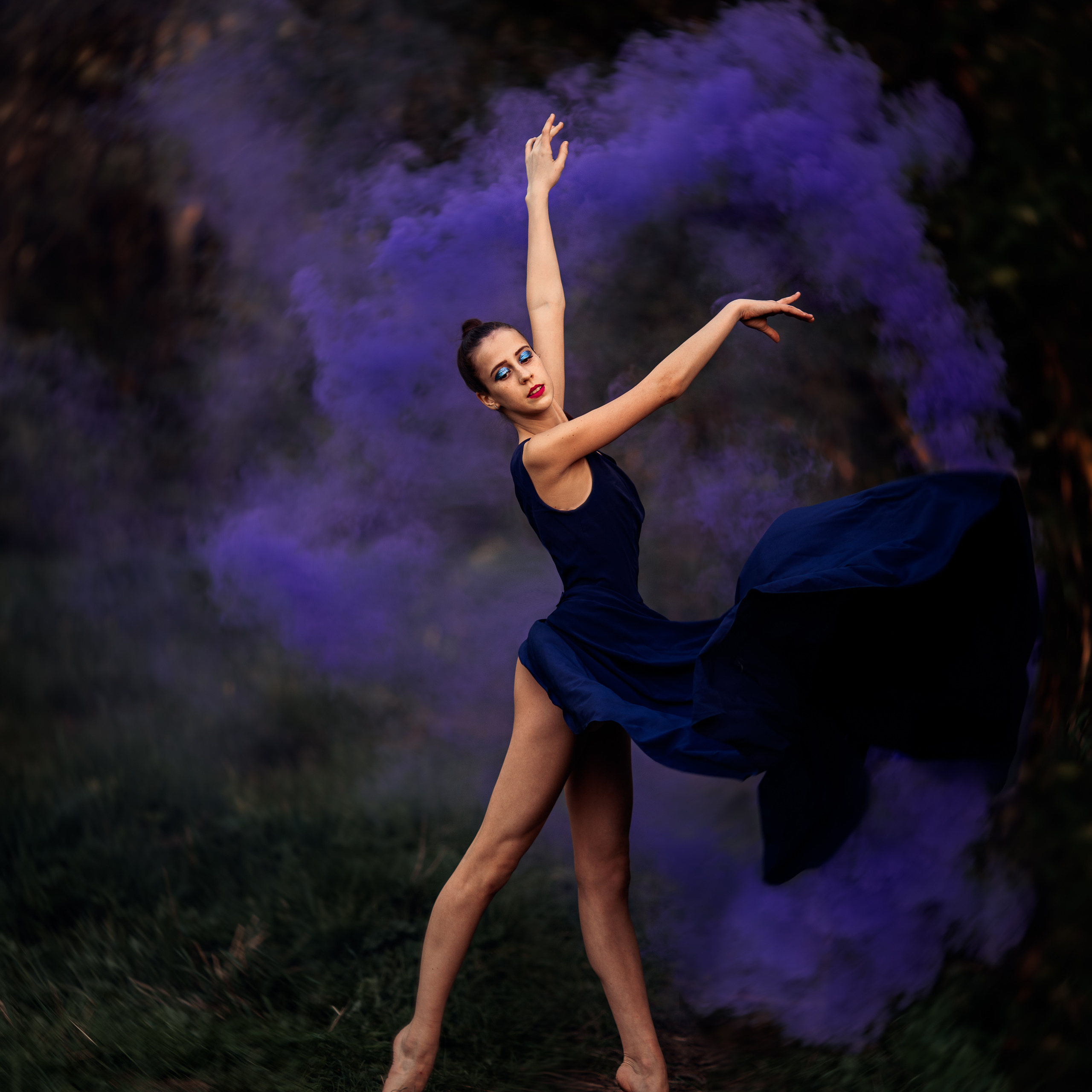 Фотопроект с дымом