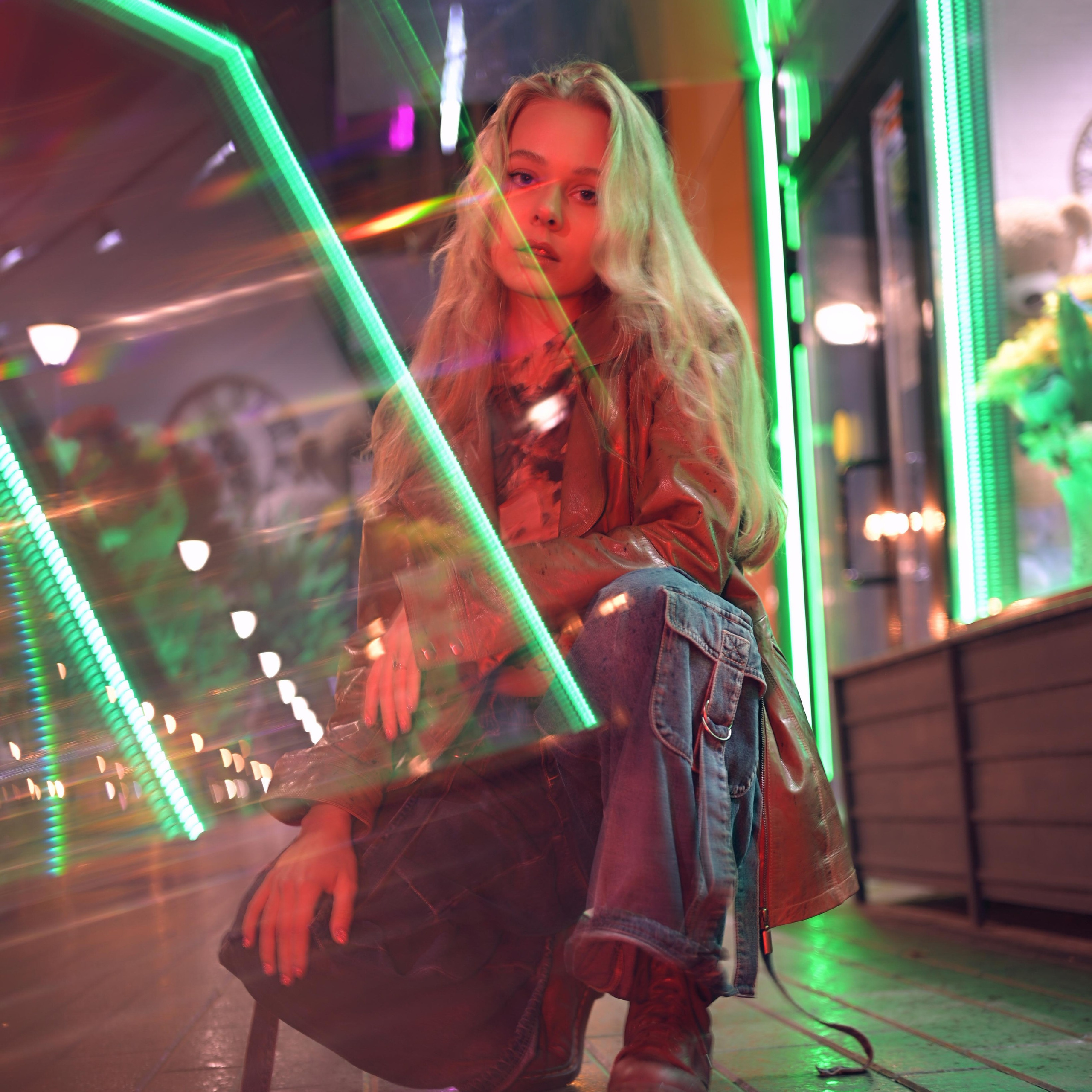 Night street fashion