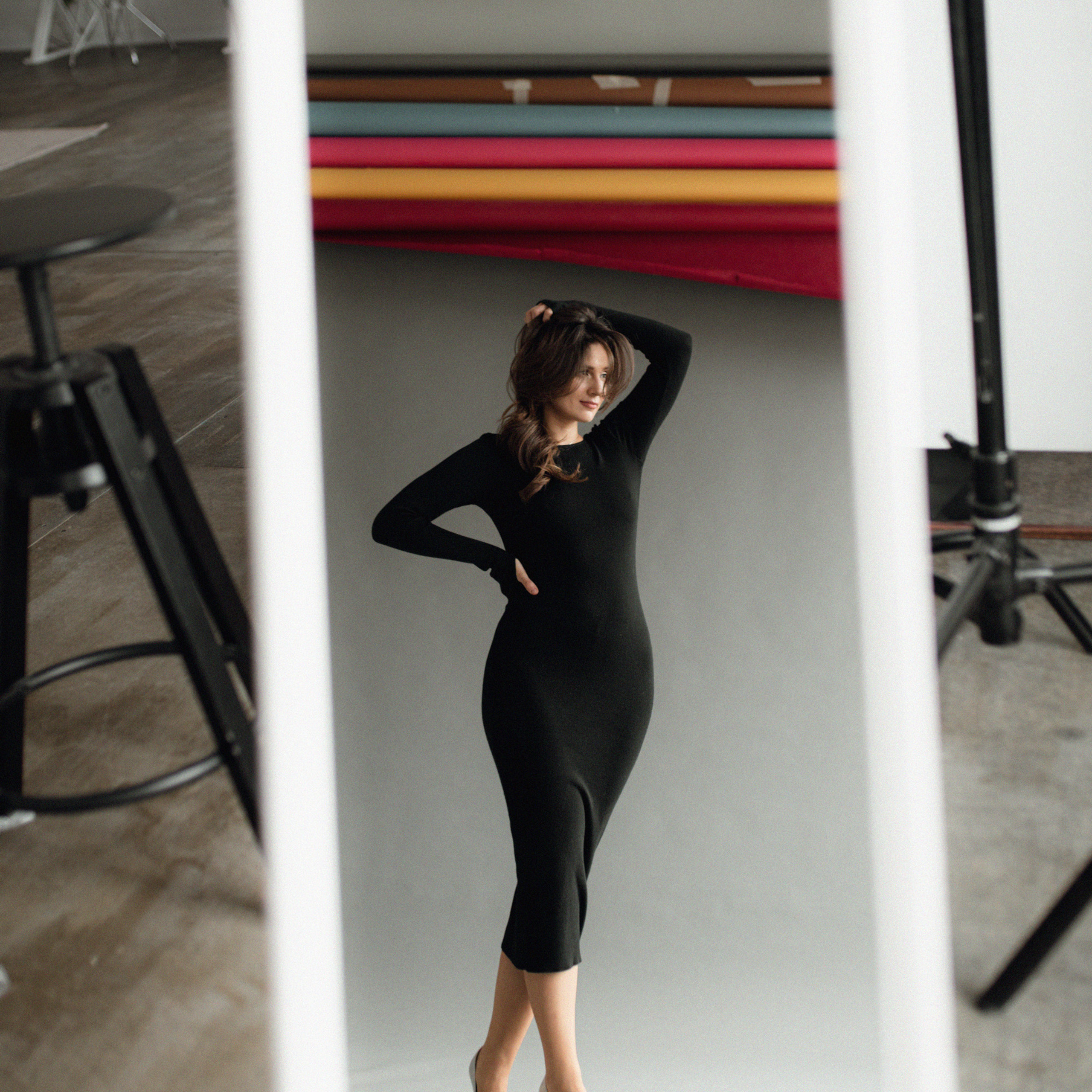 Мария в студии. Фотограф Мария Сваридзе