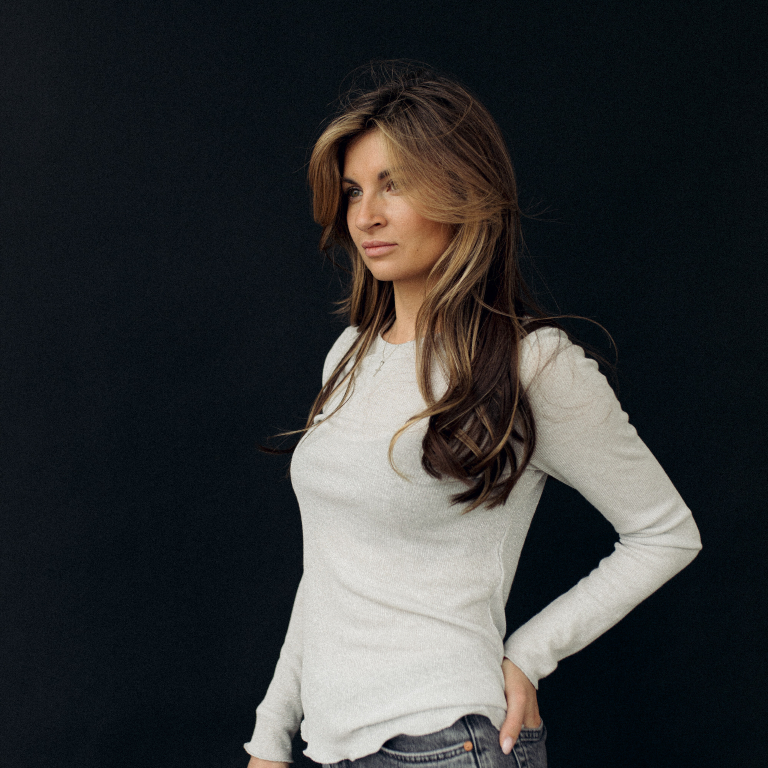 Аня в студии. Фотограф Мария Сваридзе