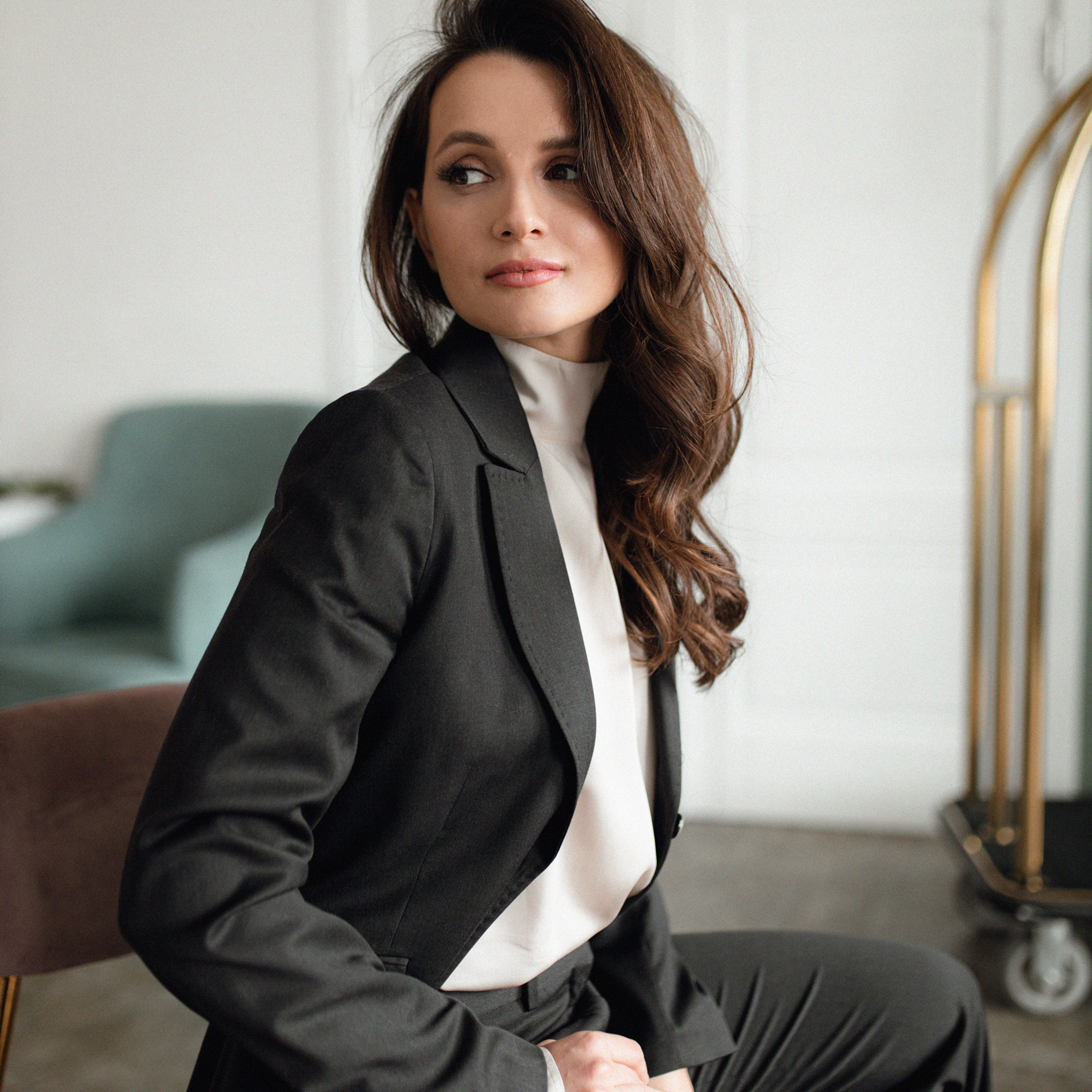 Мария в студии. Фотограф Мария Сваридзе