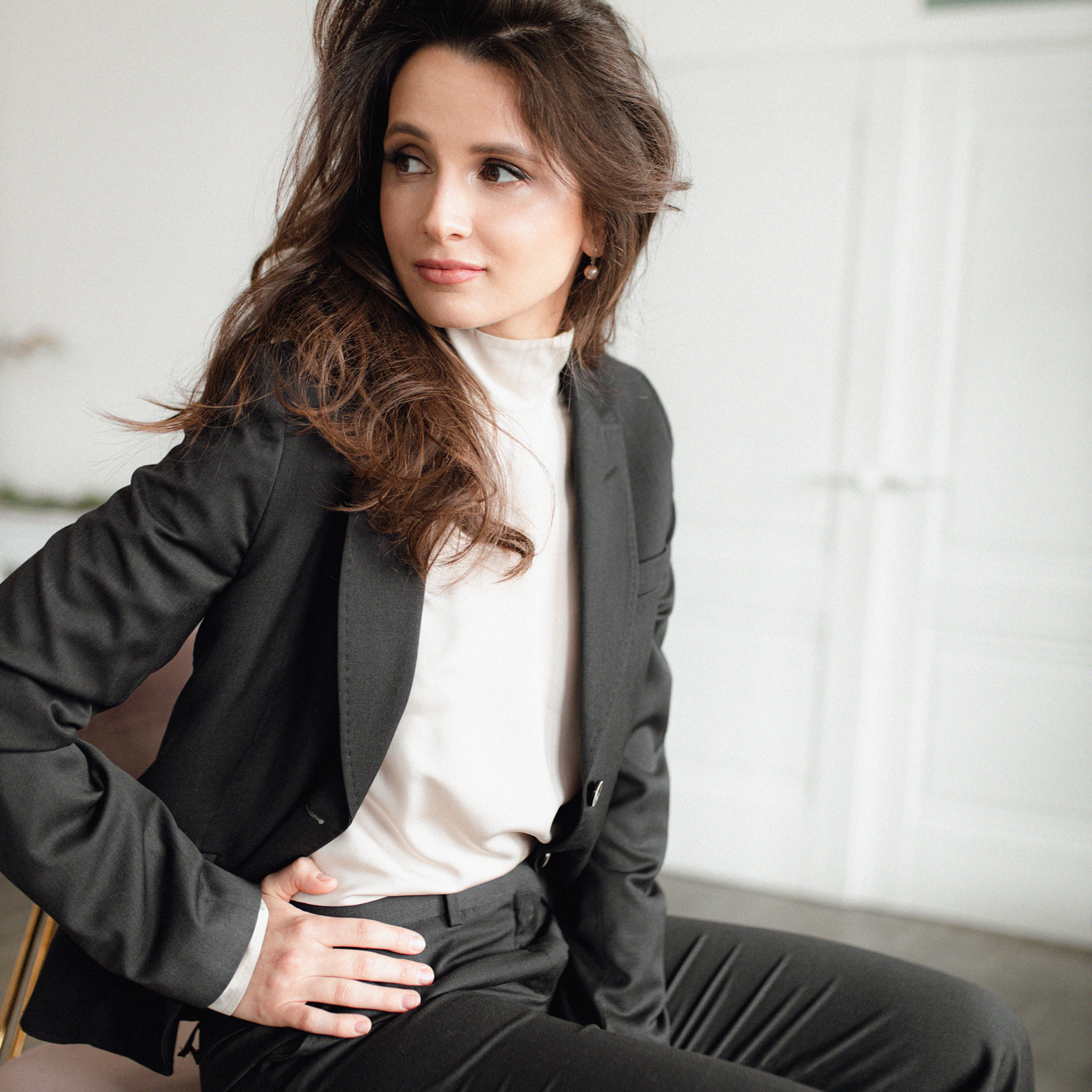 Мария в студии. Фотограф Мария Сваридзе