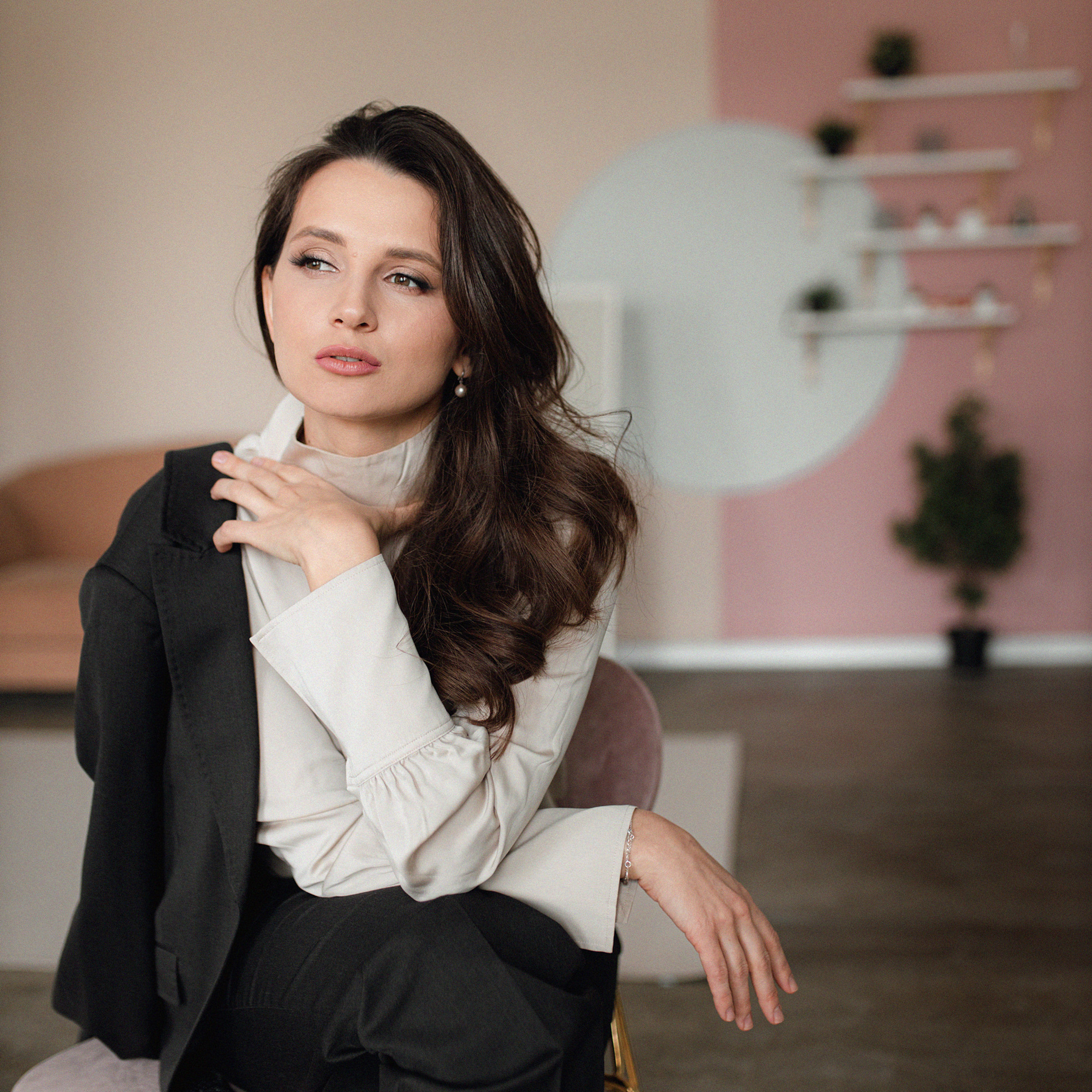 Мария в студии. Фотограф Мария Сваридзе