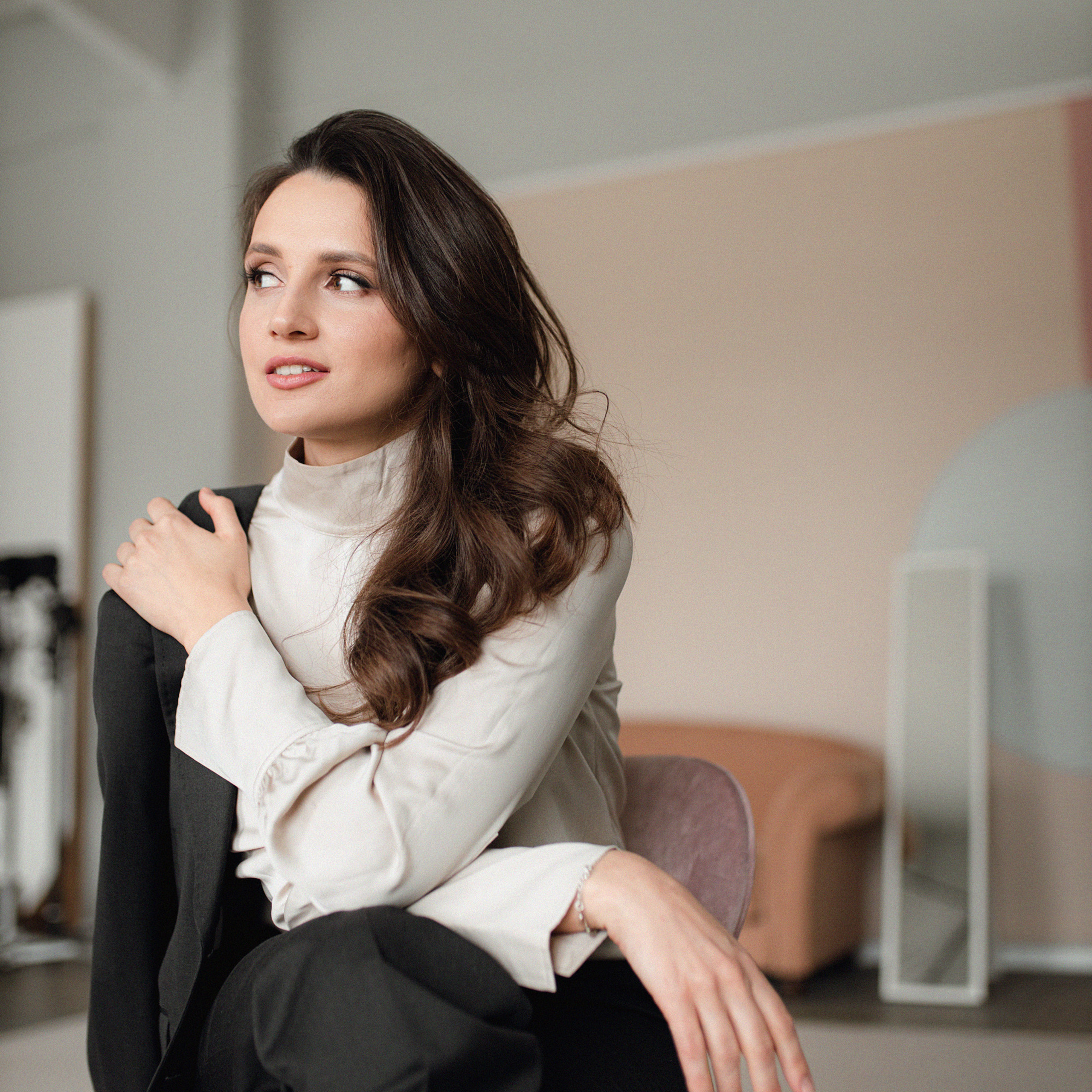 Мария в студии. Фотограф Мария Сваридзе