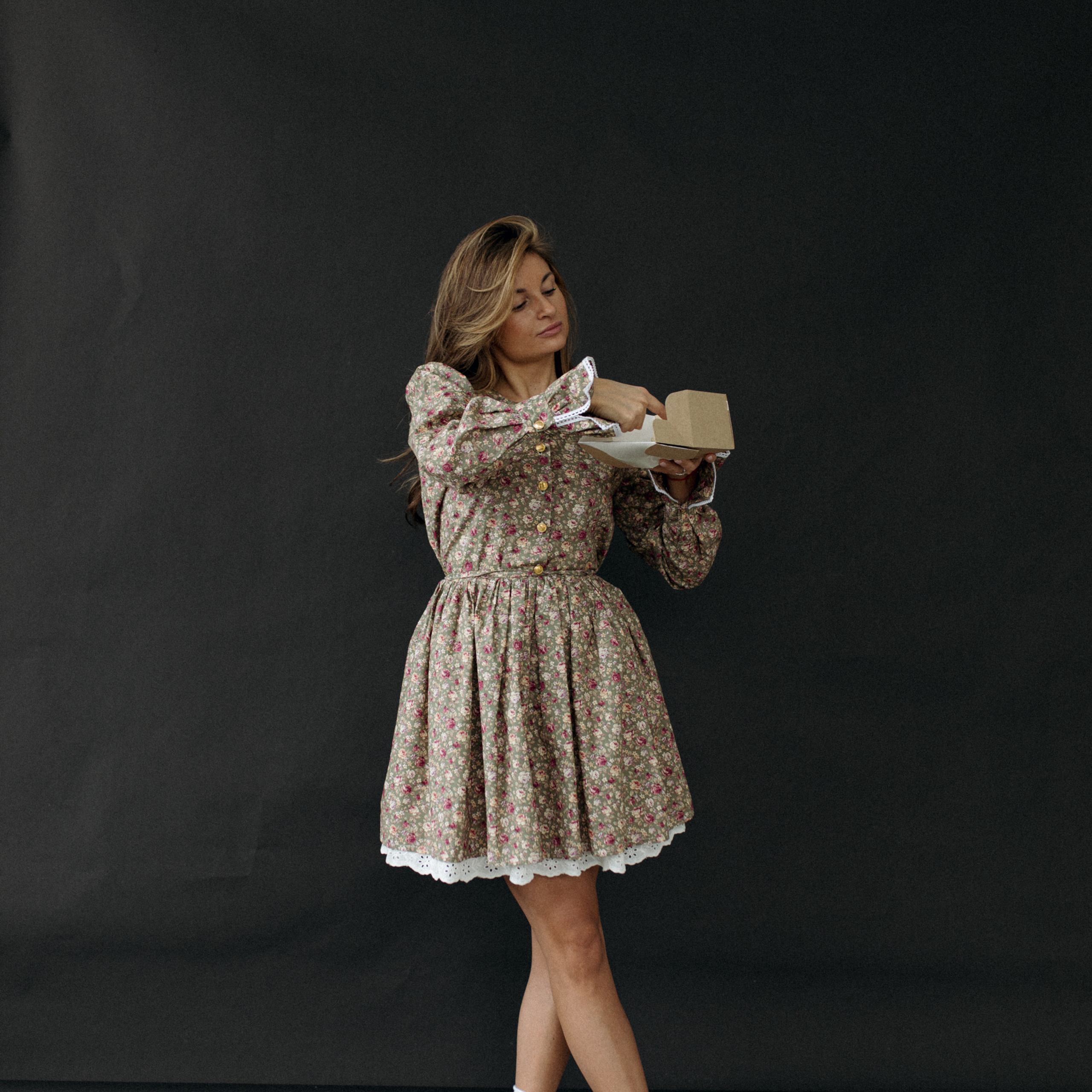 Аня в студии. Фотограф Мария Сваридзе