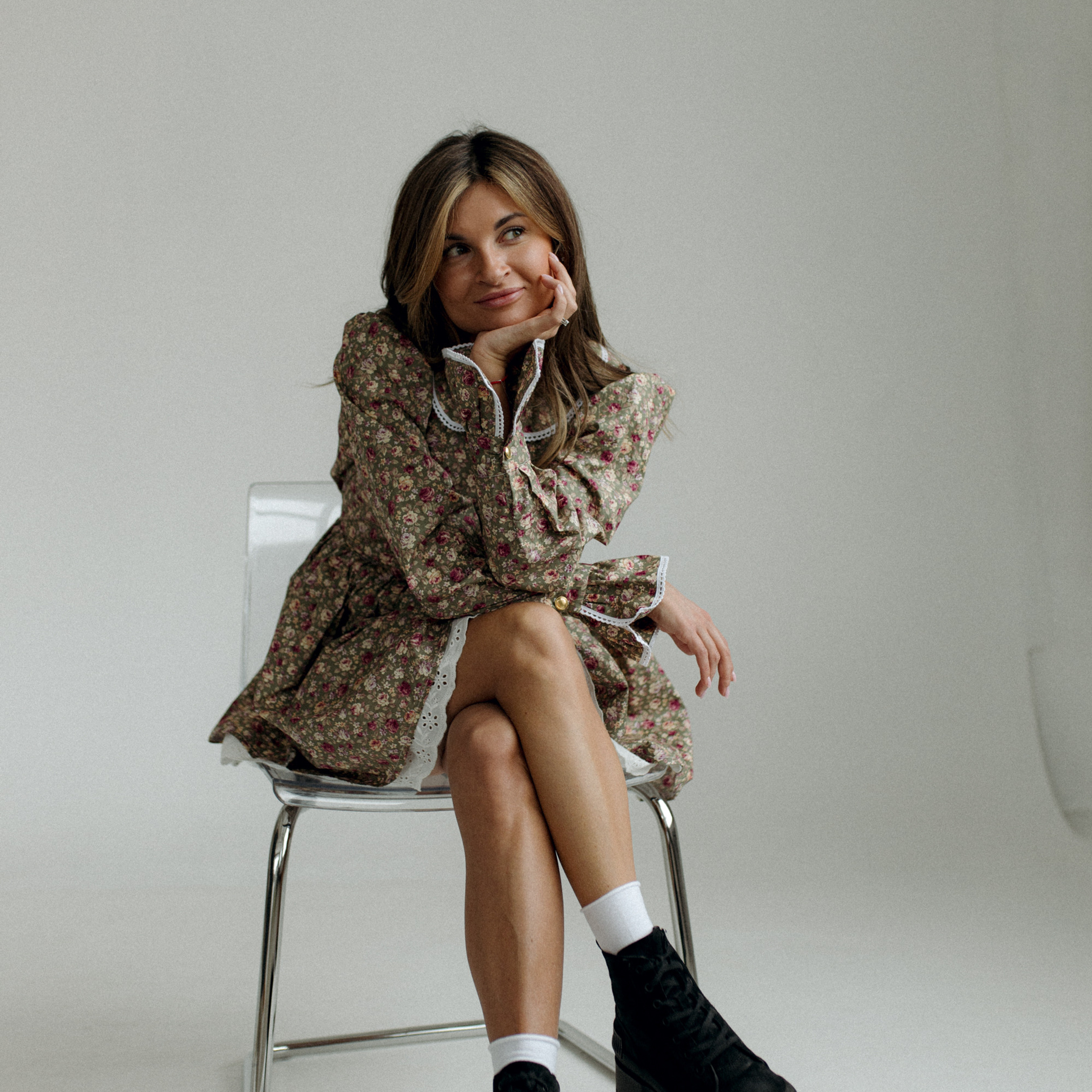 Аня в студии. Фотограф Мария Сваридзе