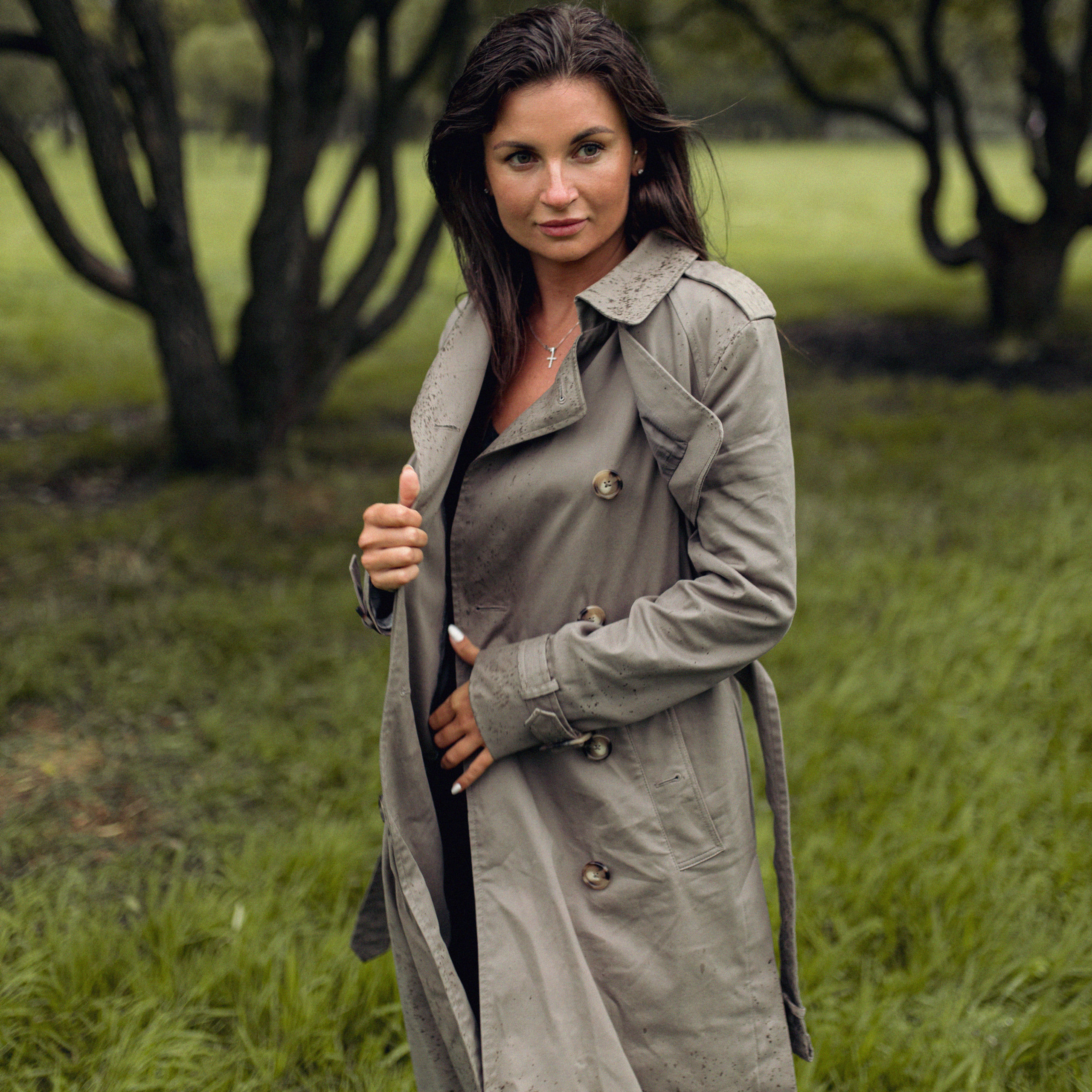 Аня и дождь в Питере. Фотограф Мария Сваридзе