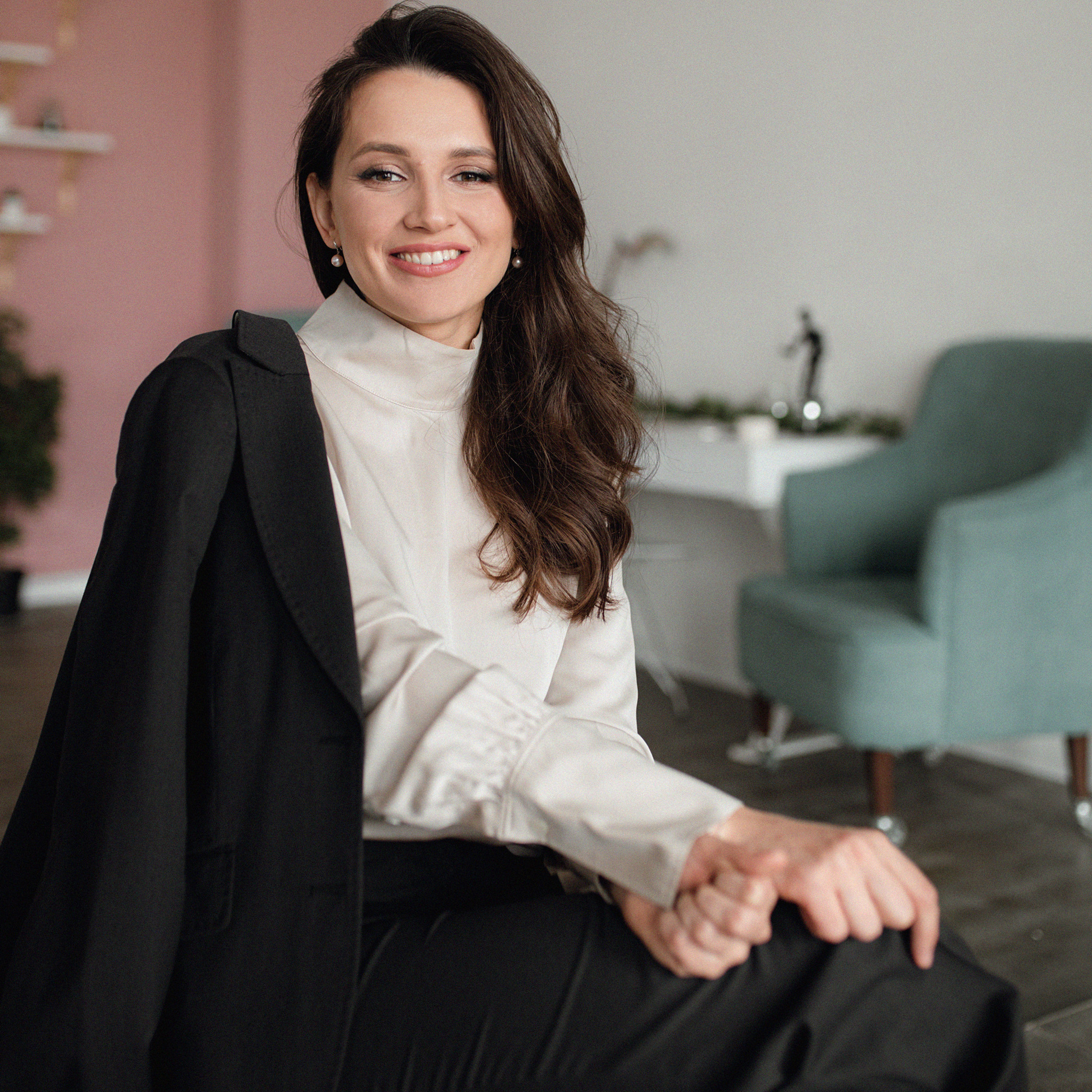 Мария в студии. Фотограф Мария Сваридзе