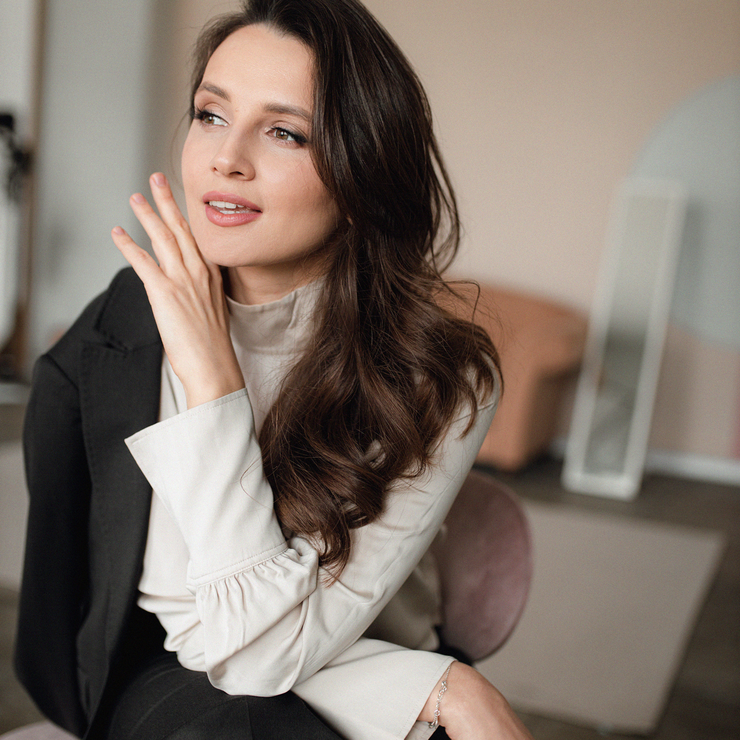 Мария в студии. Фотограф Мария Сваридзе