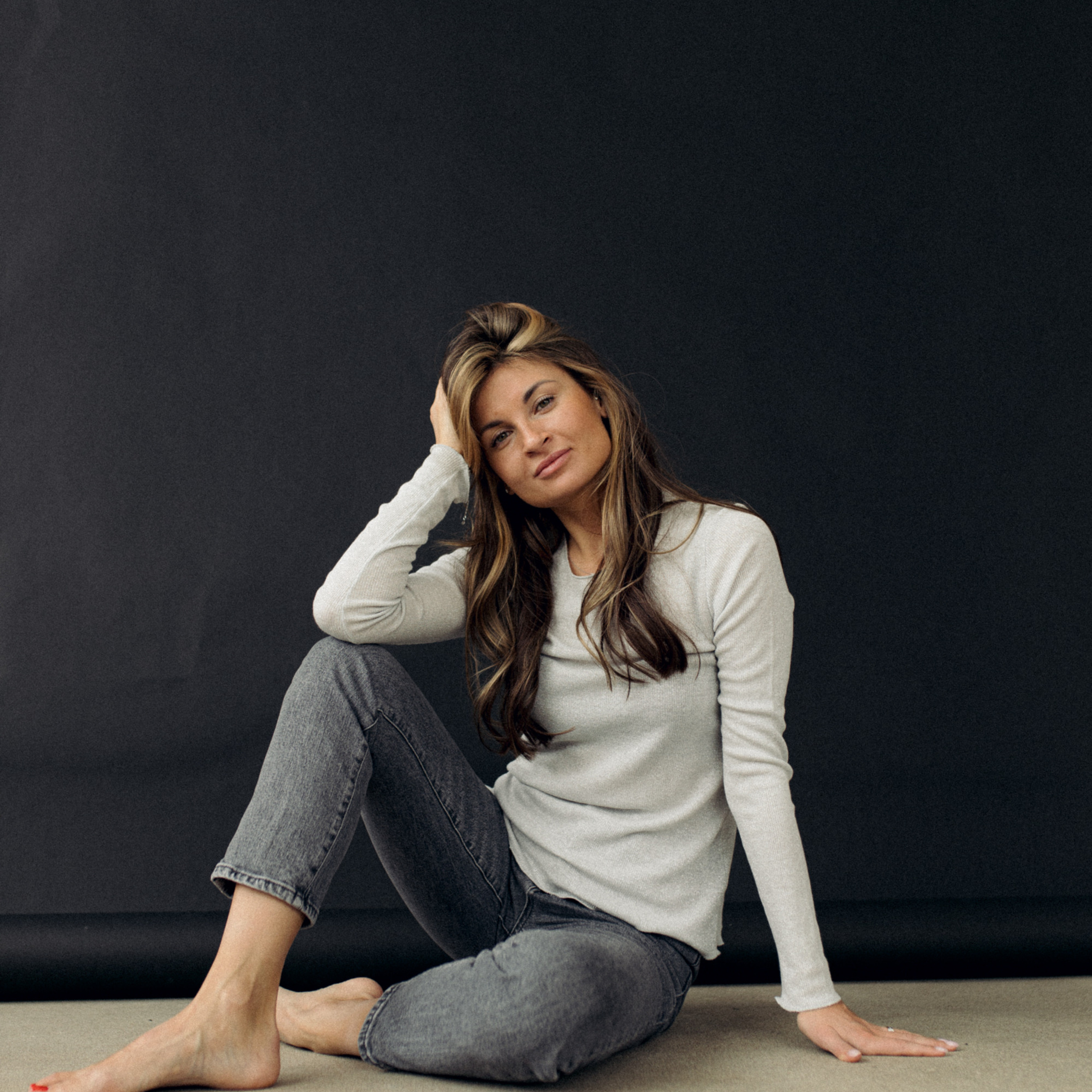 Аня в студии. Фотограф Мария Сваридзе