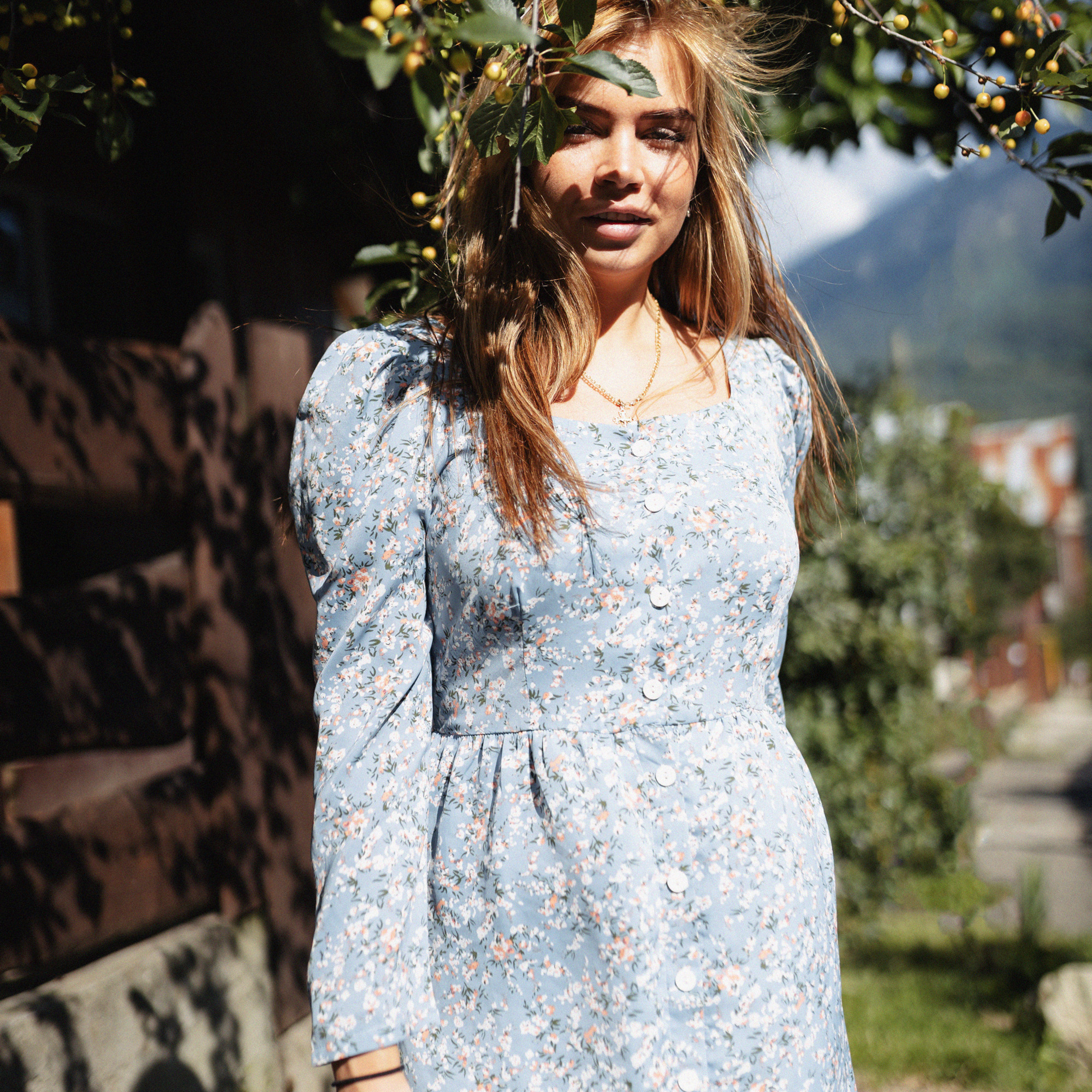 Катя в горах. Фотограф Мария Сваридзе