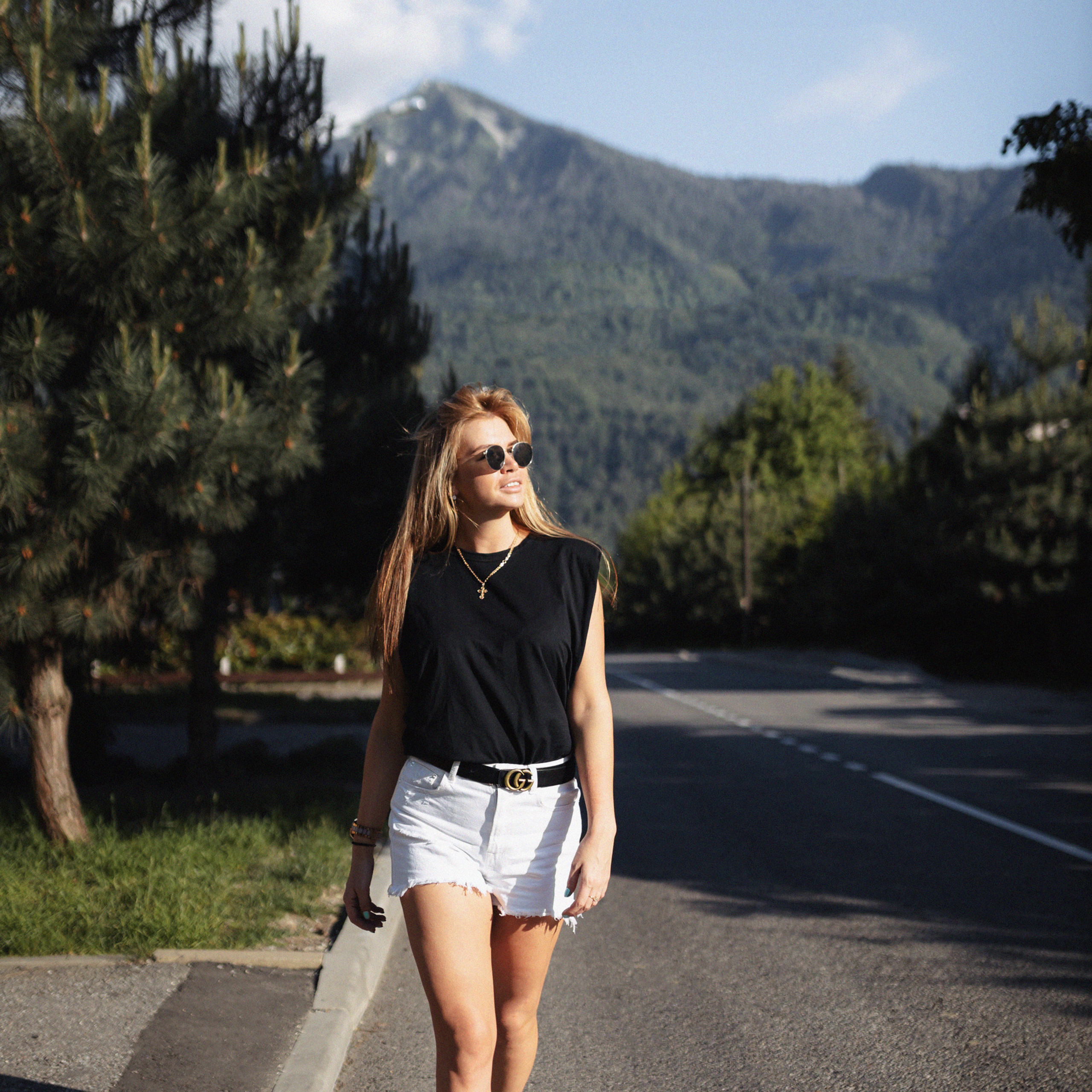 Катя в горах. Фотограф Мария Сваридзе