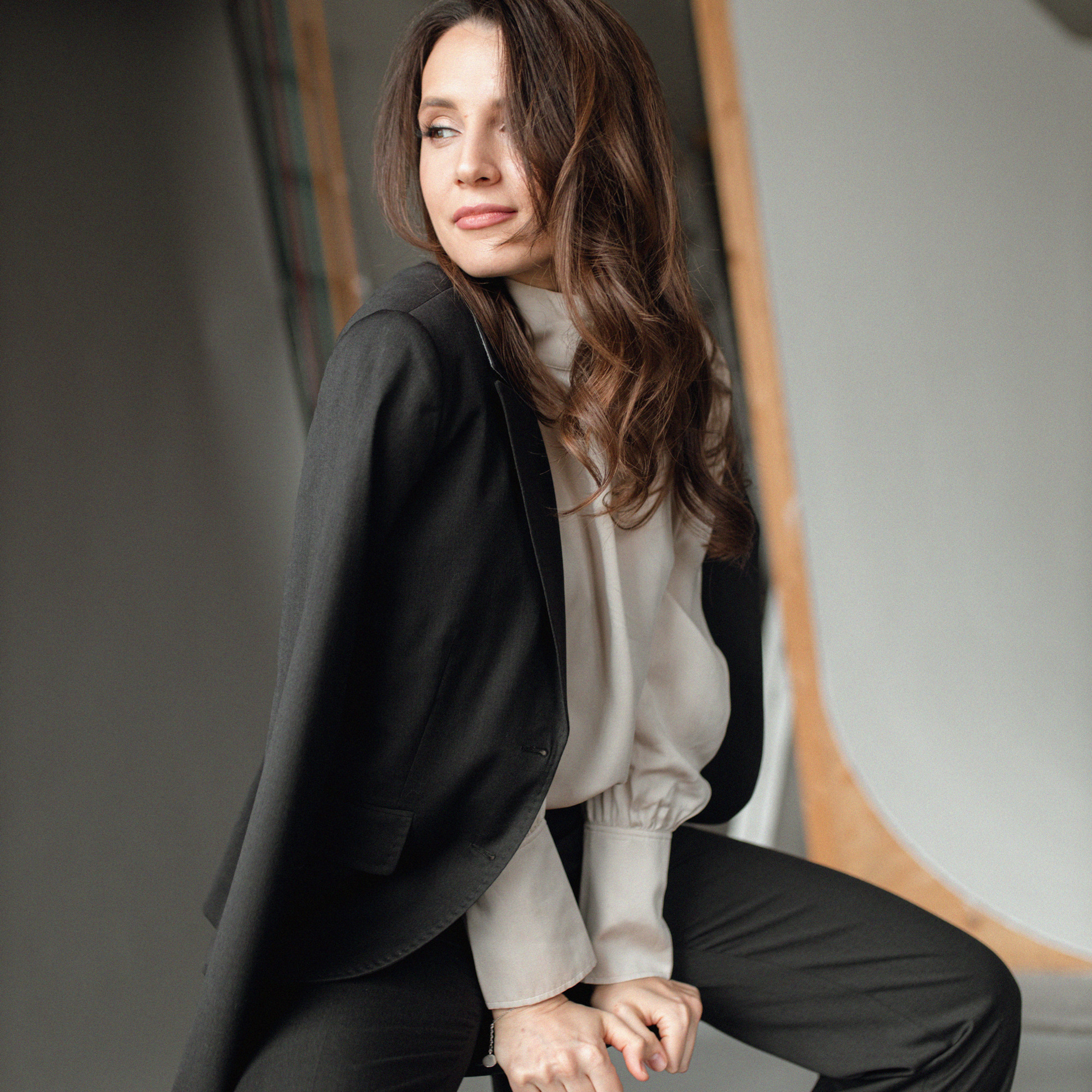 Мария в студии. Фотограф Мария Сваридзе