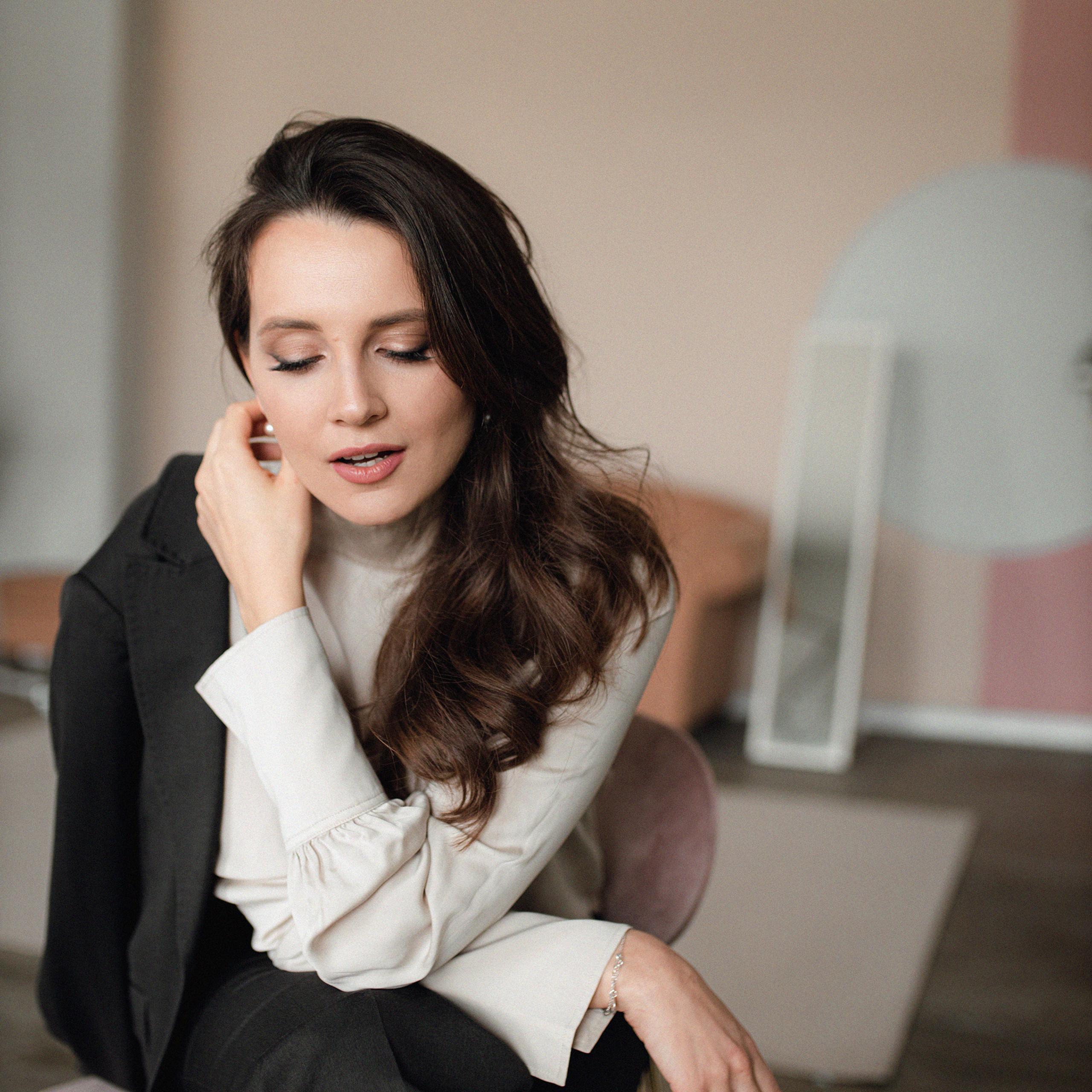 Мария в студии. Фотограф Мария Сваридзе