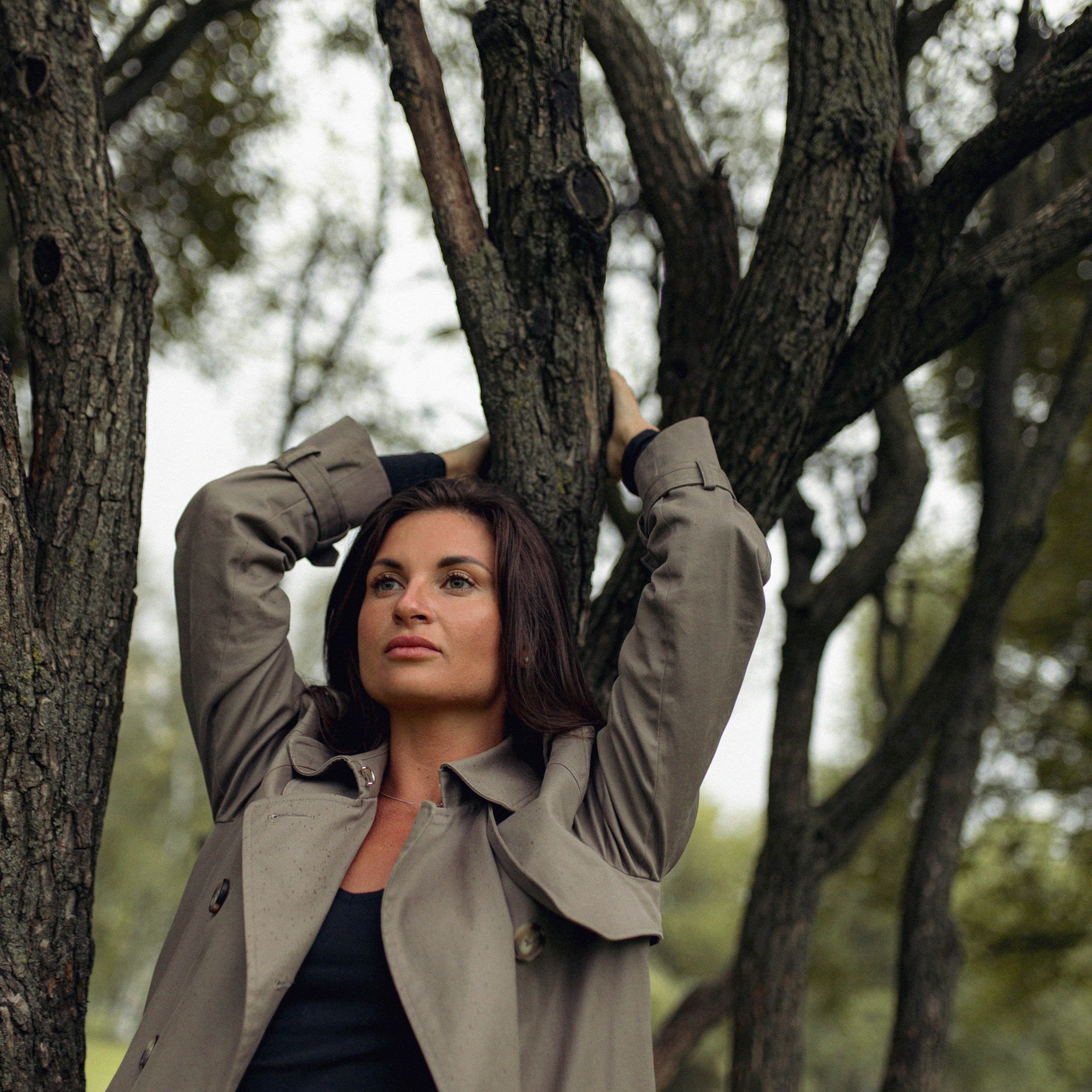 Аня и дождь в Питере. Фотограф Мария Сваридзе