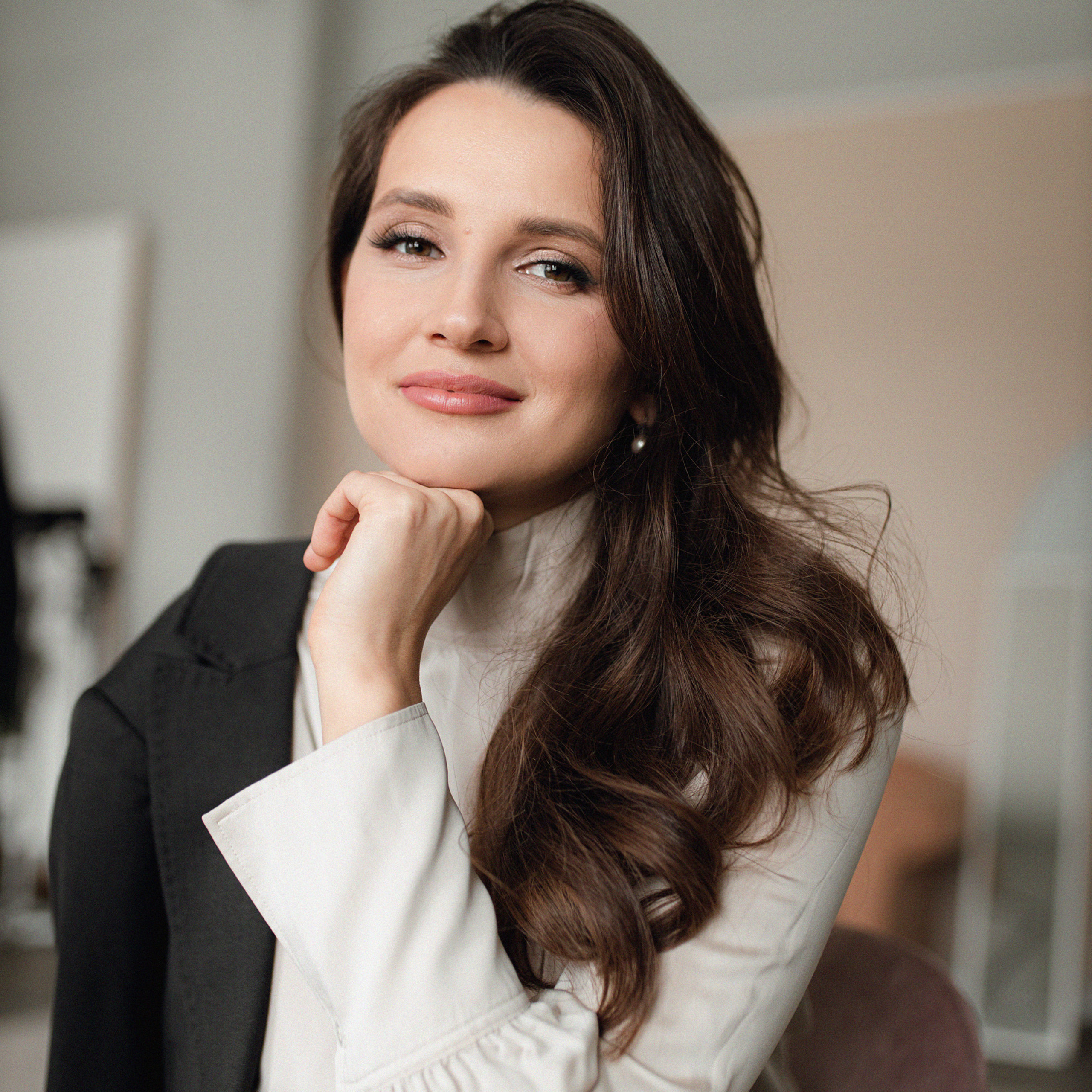 Мария в студии. Фотограф Мария Сваридзе