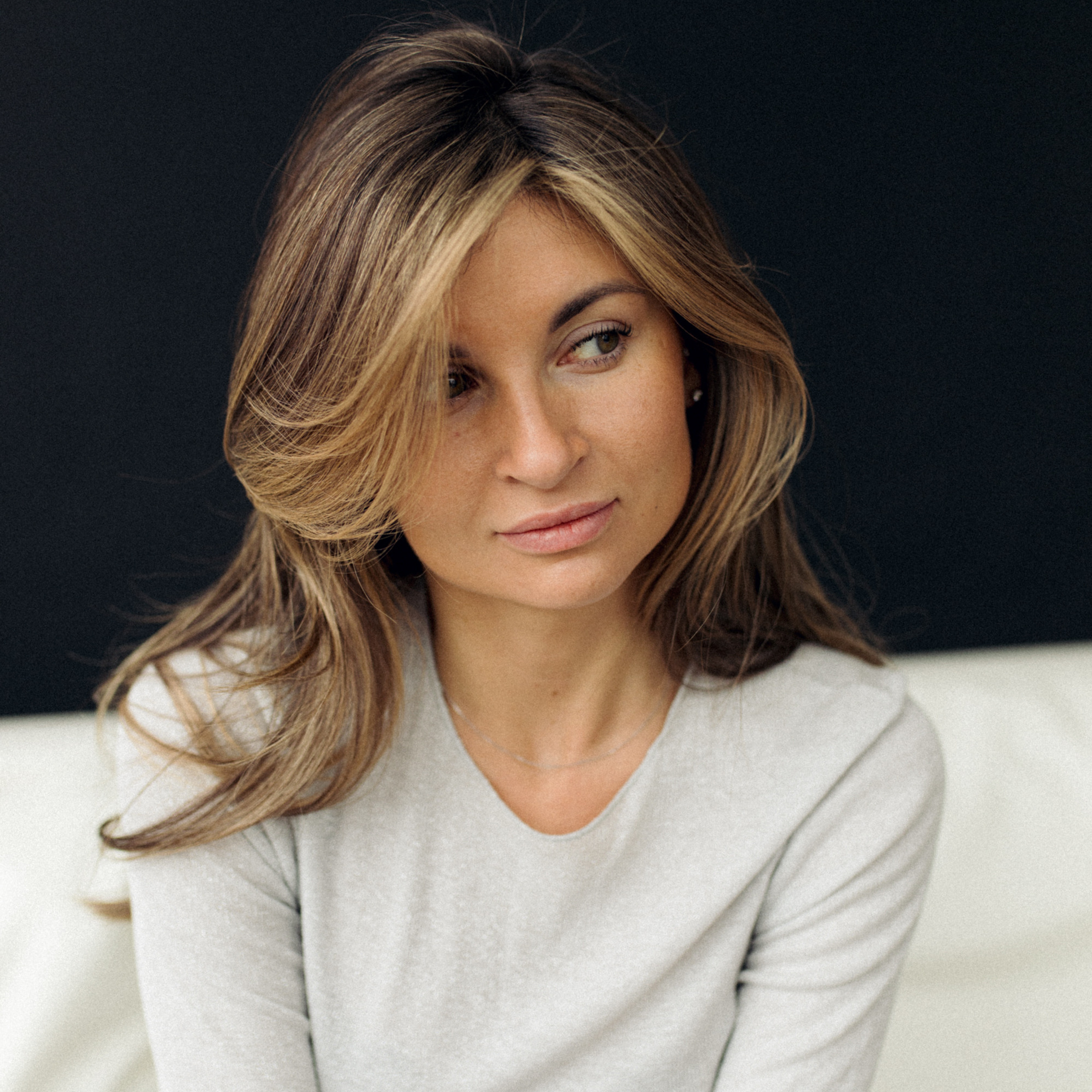 Аня в студии. Фотограф Мария Сваридзе