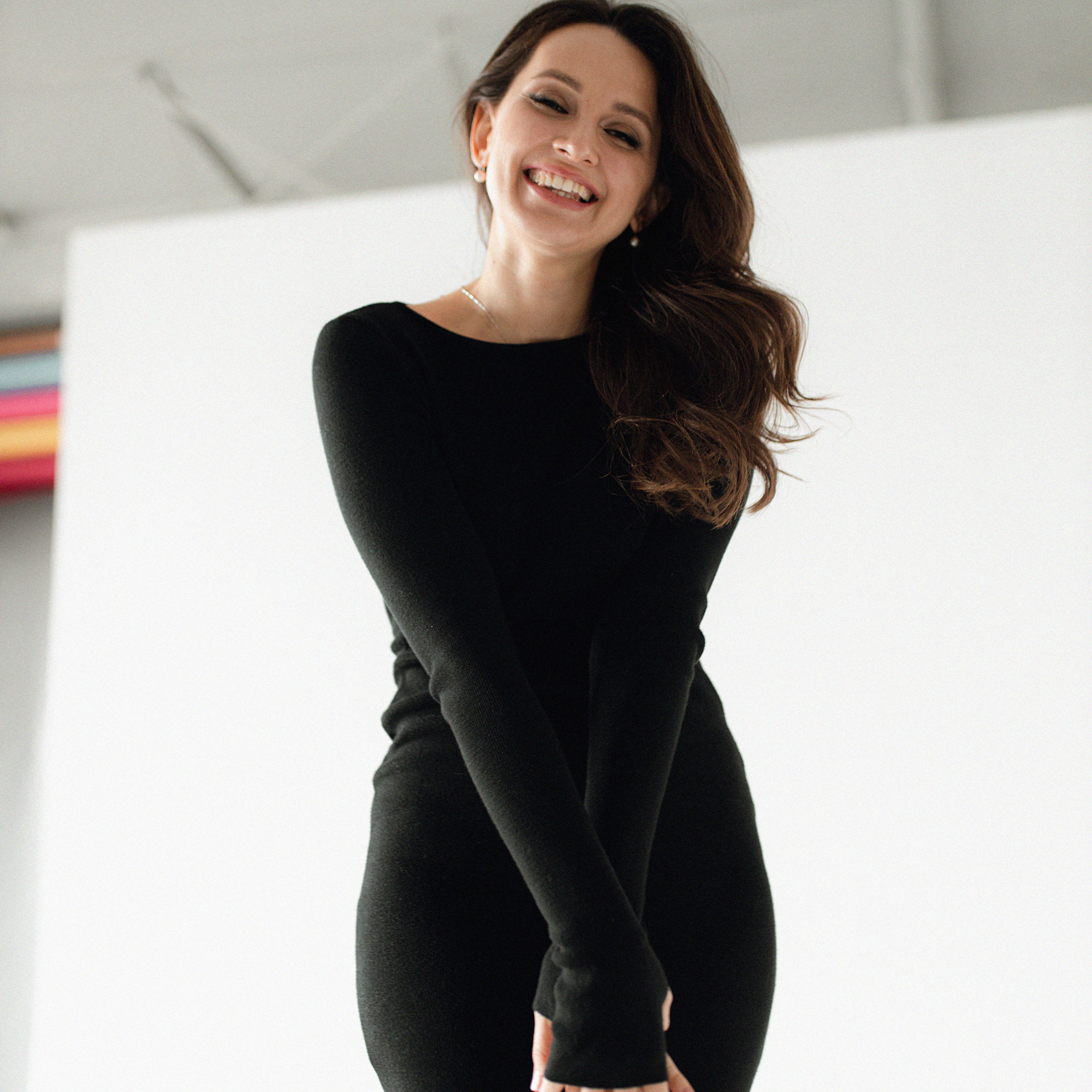 Мария в студии. Фотограф Мария Сваридзе