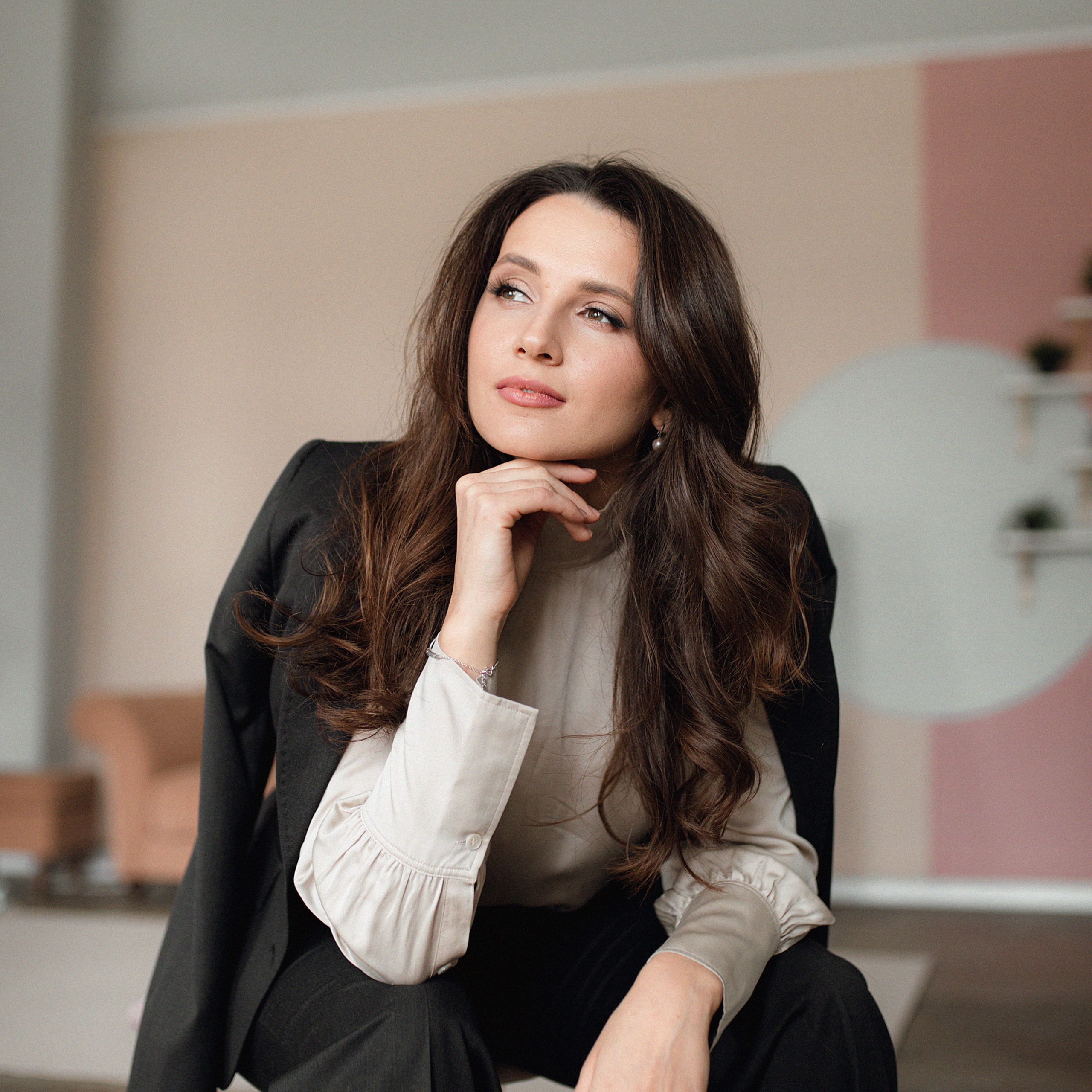 Мария в студии. Фотограф Мария Сваридзе