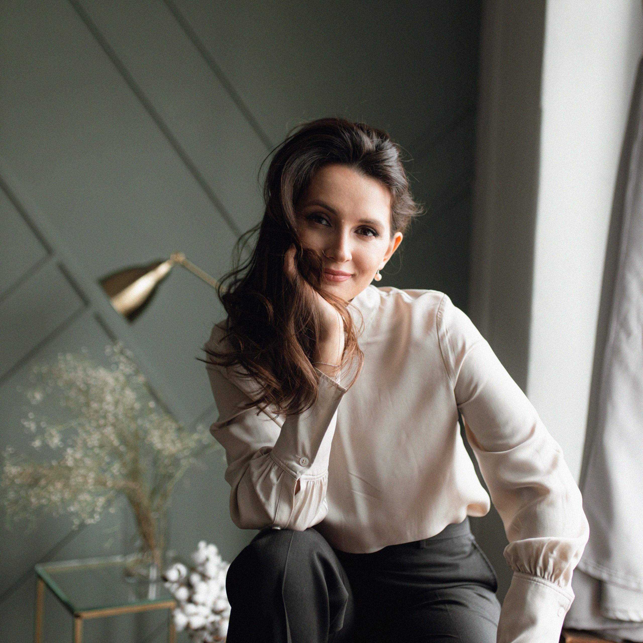 Мария в студии. Фотограф Мария Сваридзе