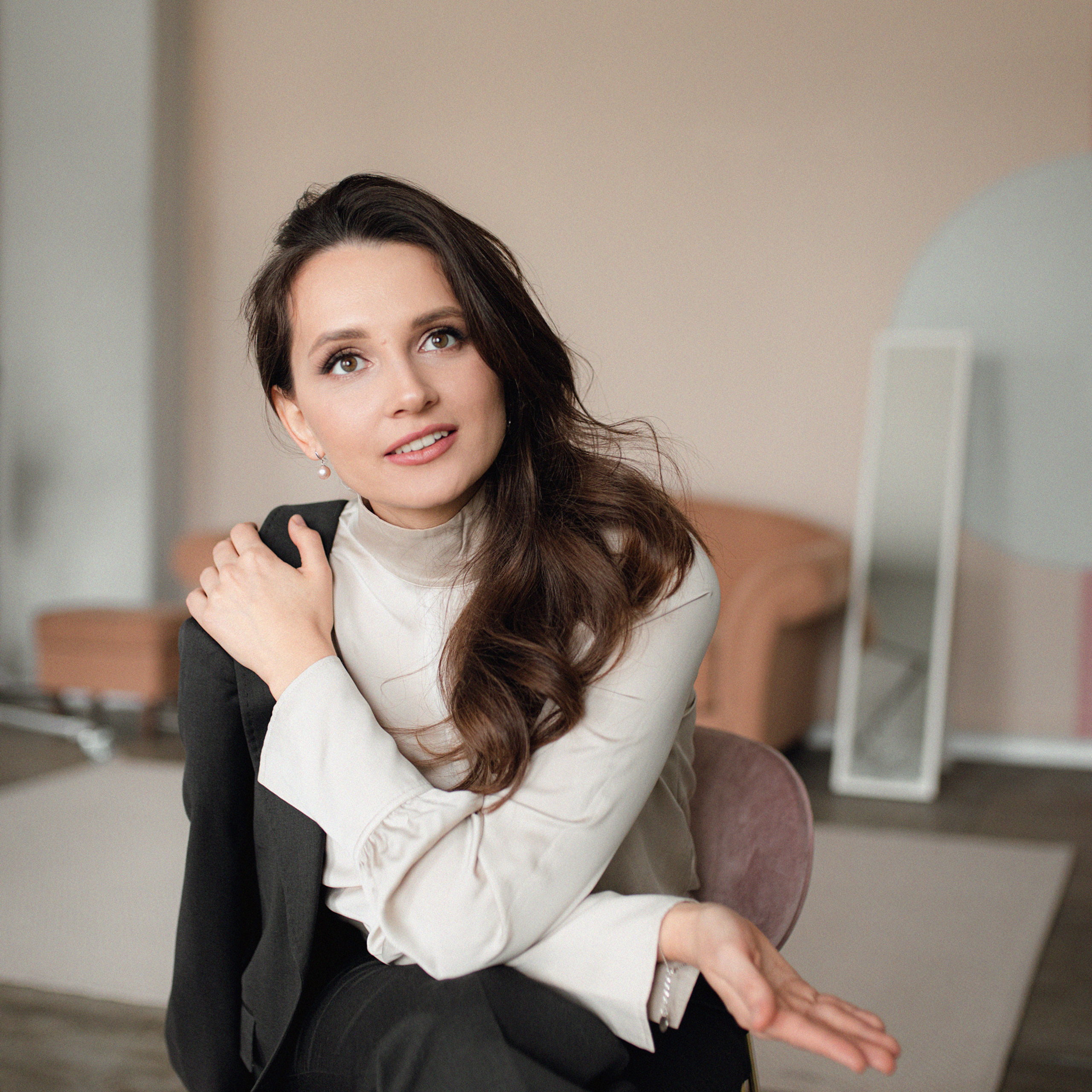 Мария в студии. Фотограф Мария Сваридзе