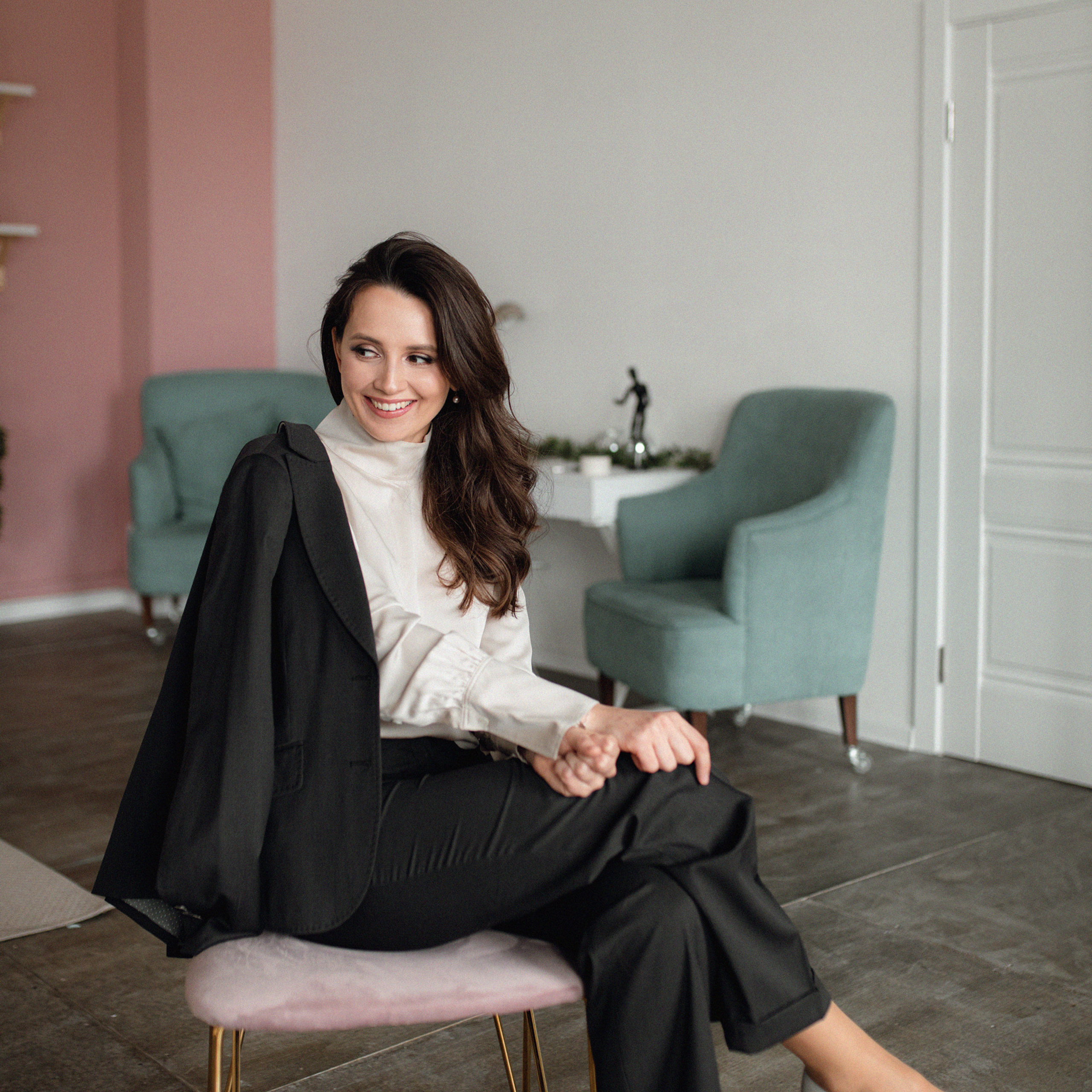 Мария в студии. Фотограф Мария Сваридзе