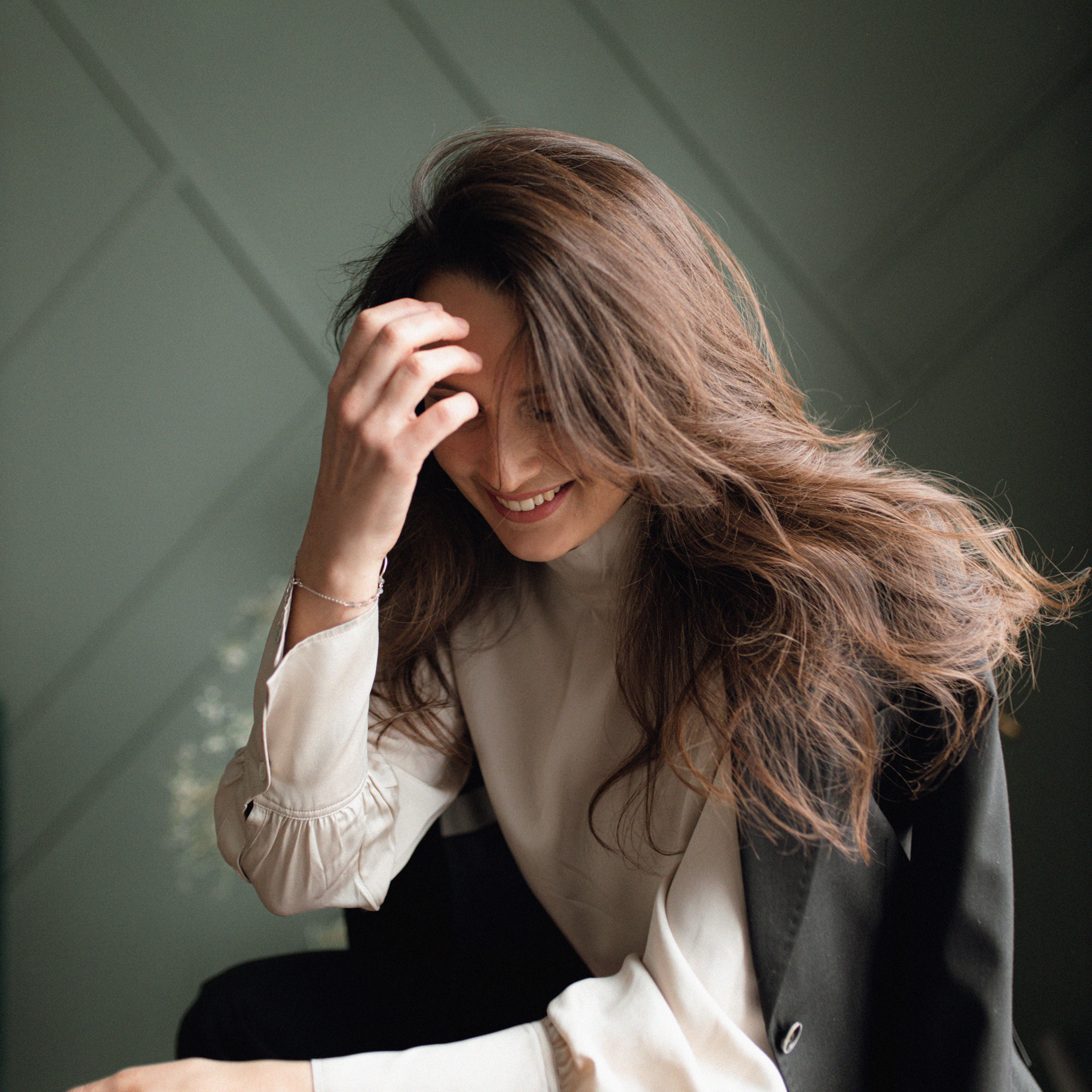 Мария в студии. Фотограф Мария Сваридзе