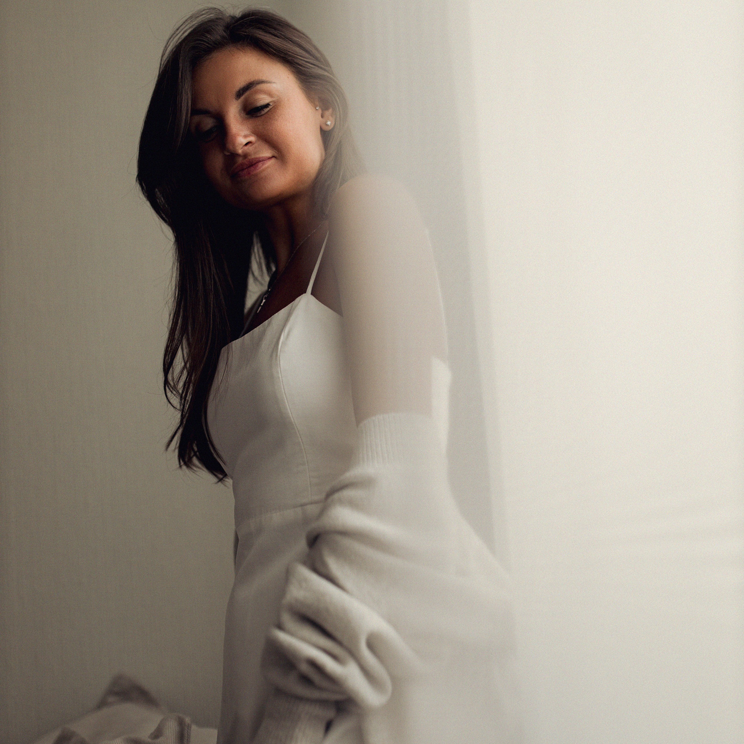 Аня и дождь в Питере. Фотограф Мария Сваридзе