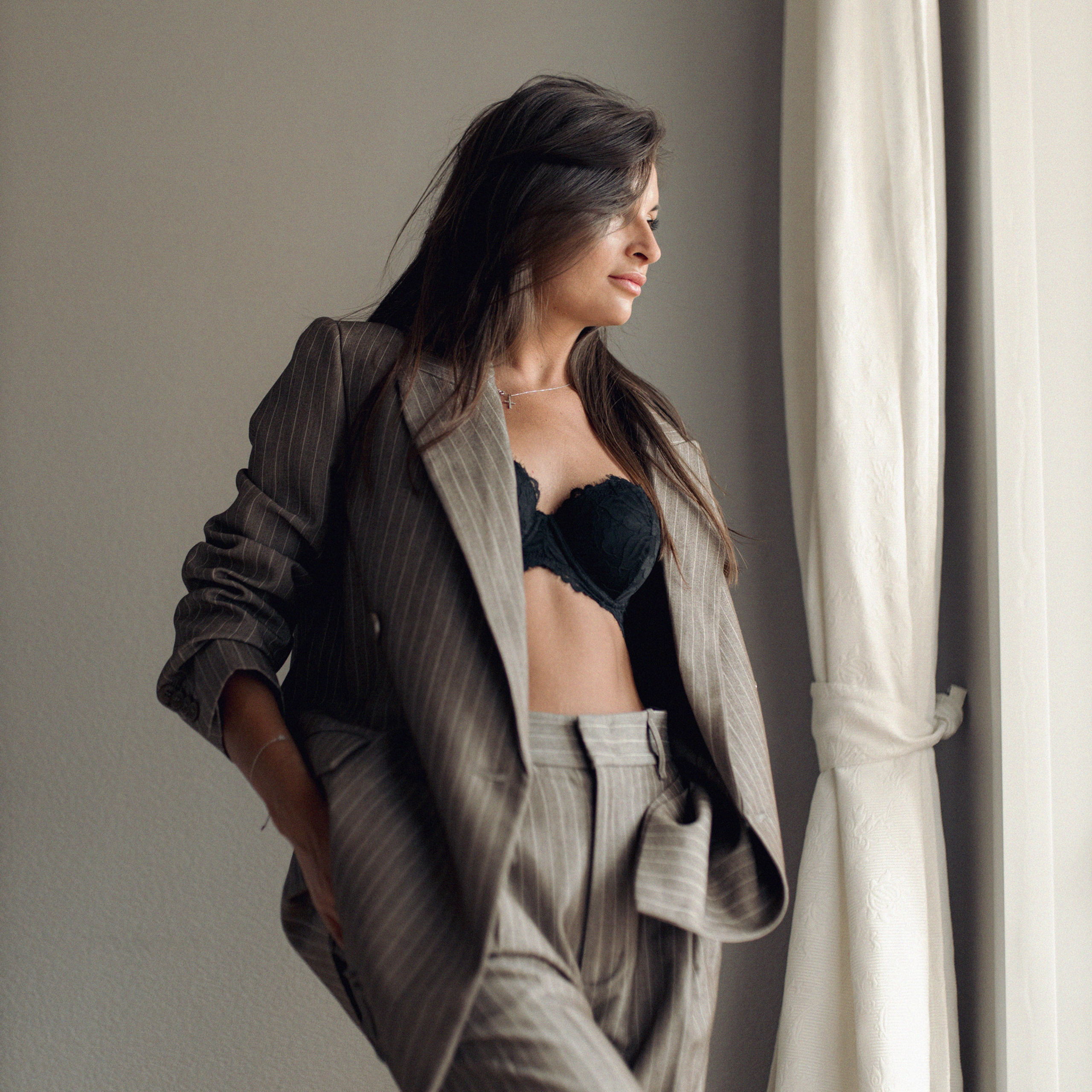 Аня и дождь в Питере. Фотограф Мария Сваридзе