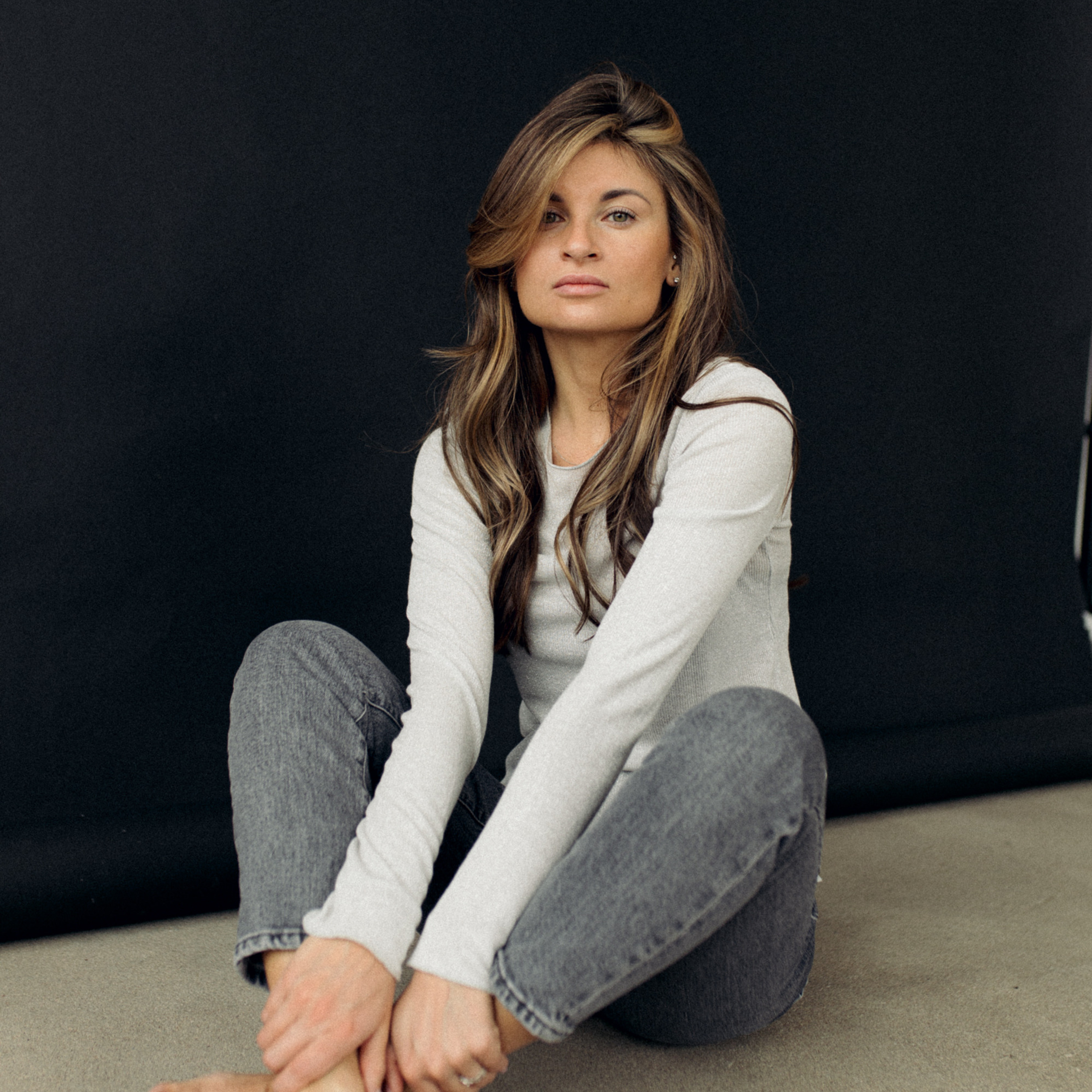 Аня в студии. Фотограф Мария Сваридзе