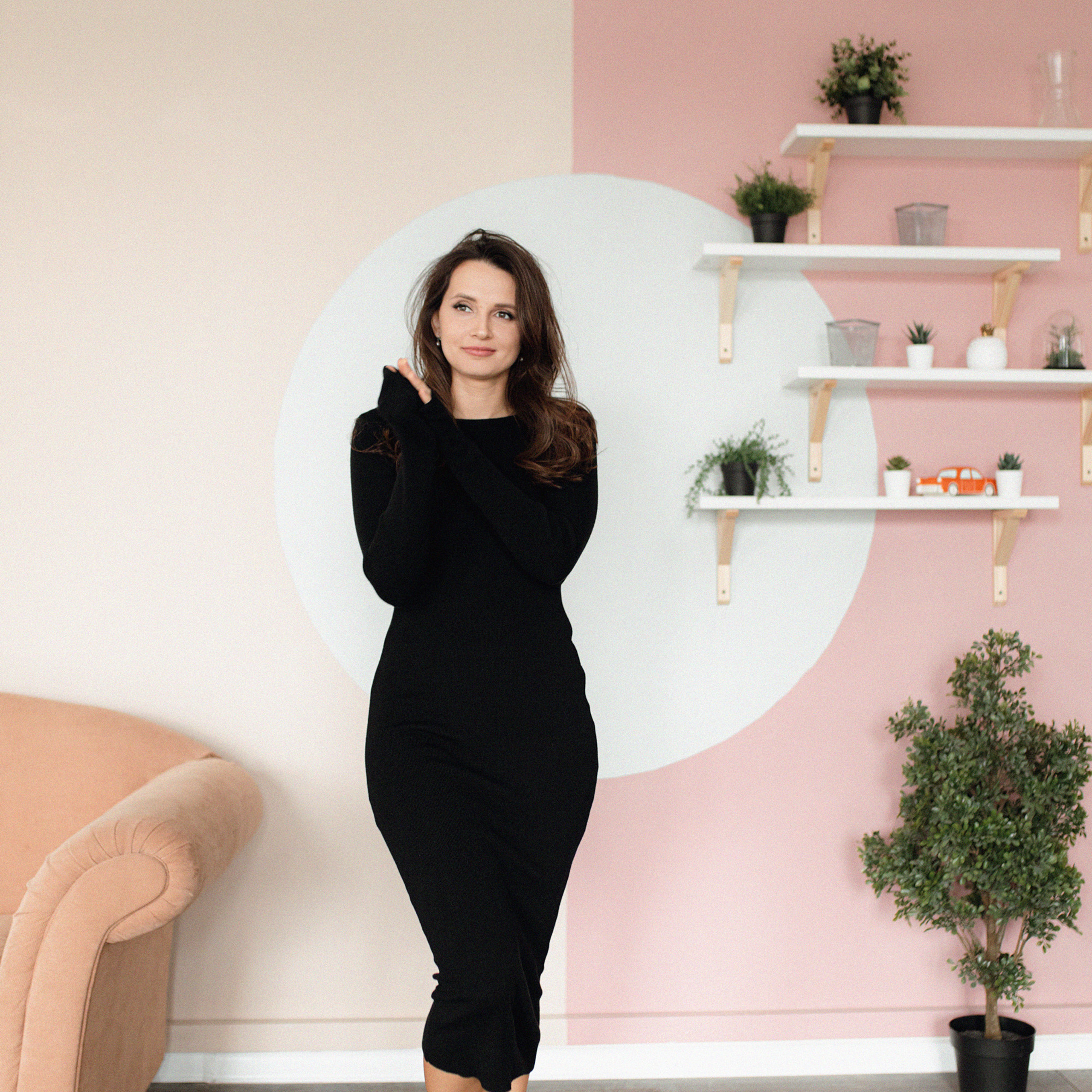 Мария в студии. Фотограф Мария Сваридзе