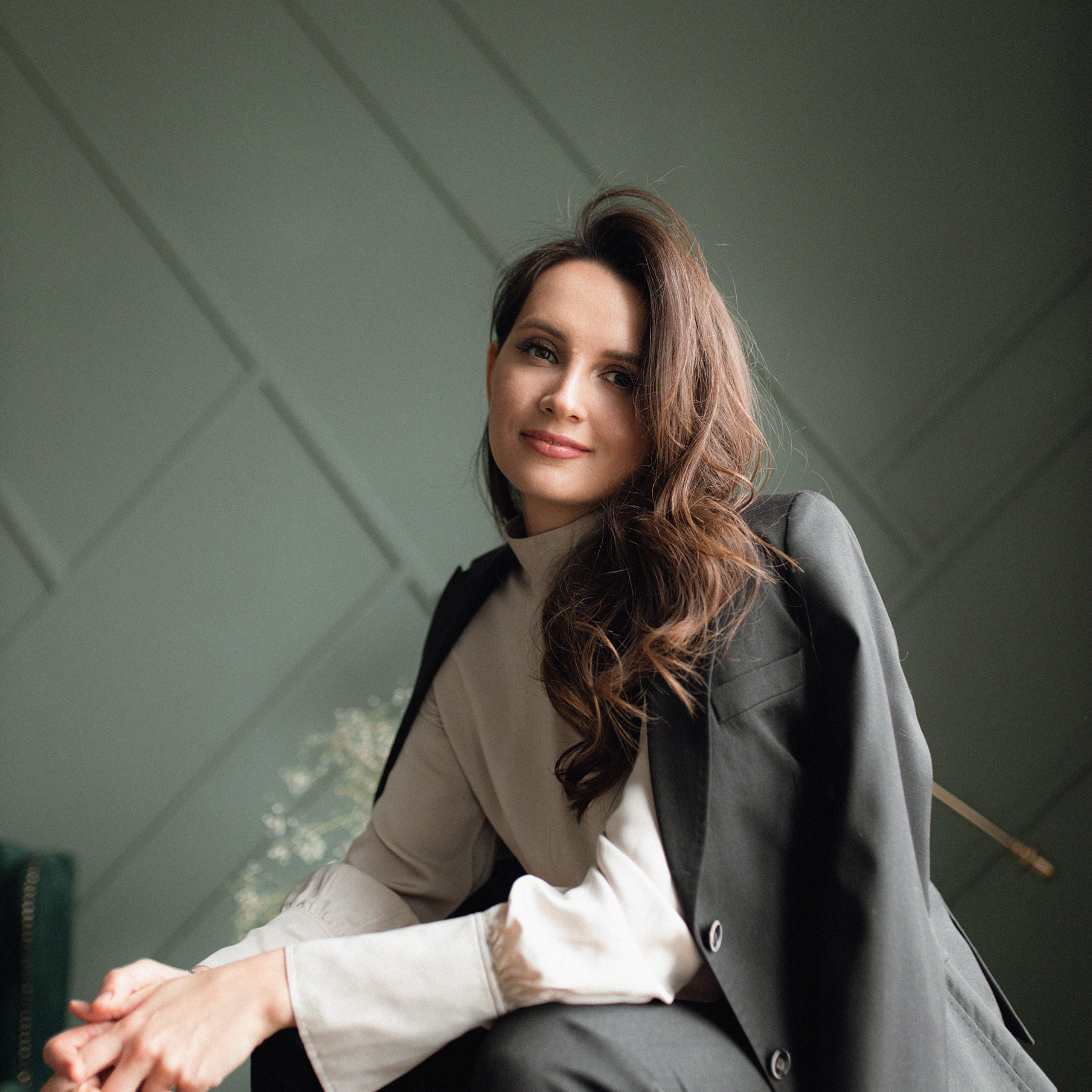 Мария в студии. Фотограф Мария Сваридзе