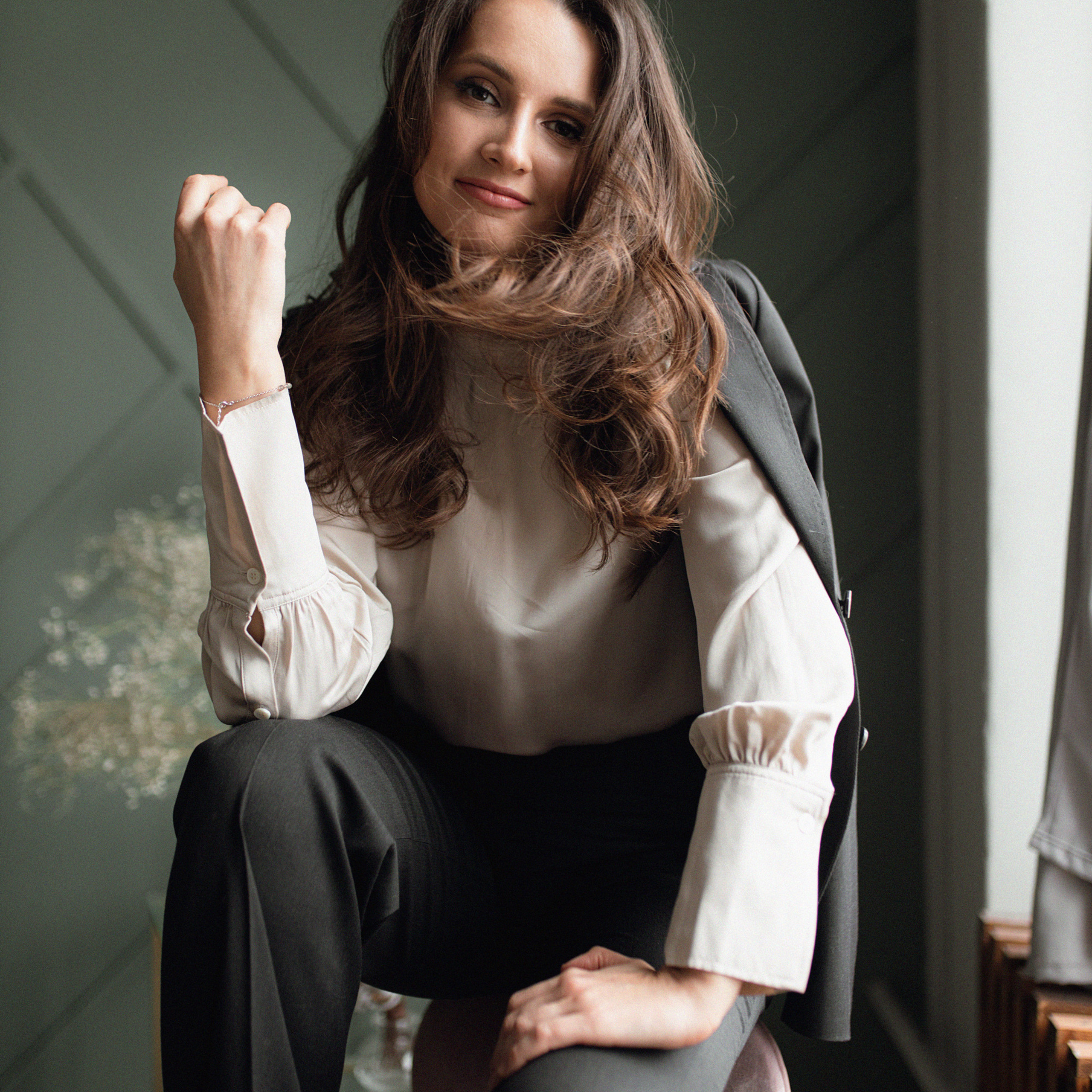 Мария в студии. Фотограф Мария Сваридзе