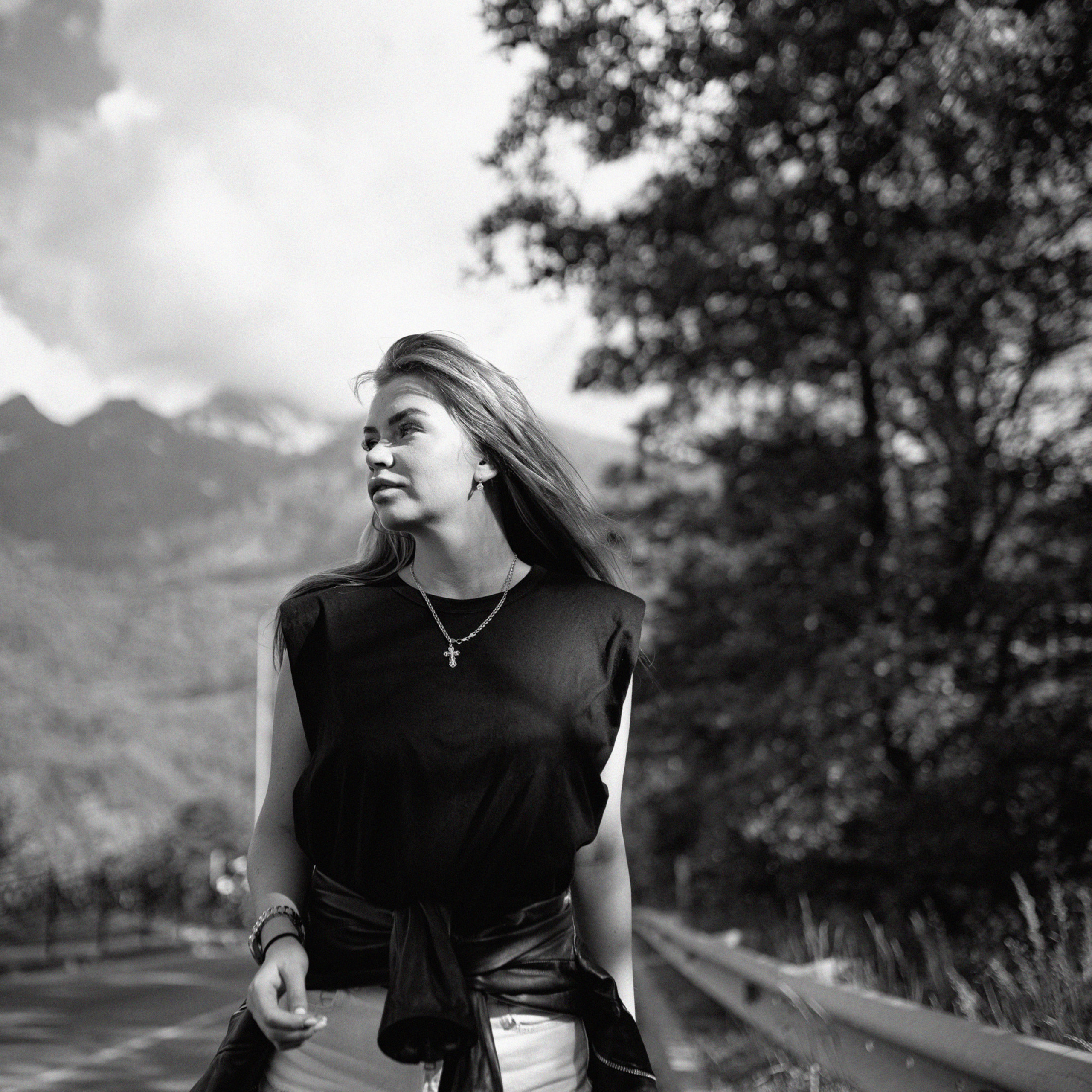 Катя в горах. Фотограф Мария Сваридзе