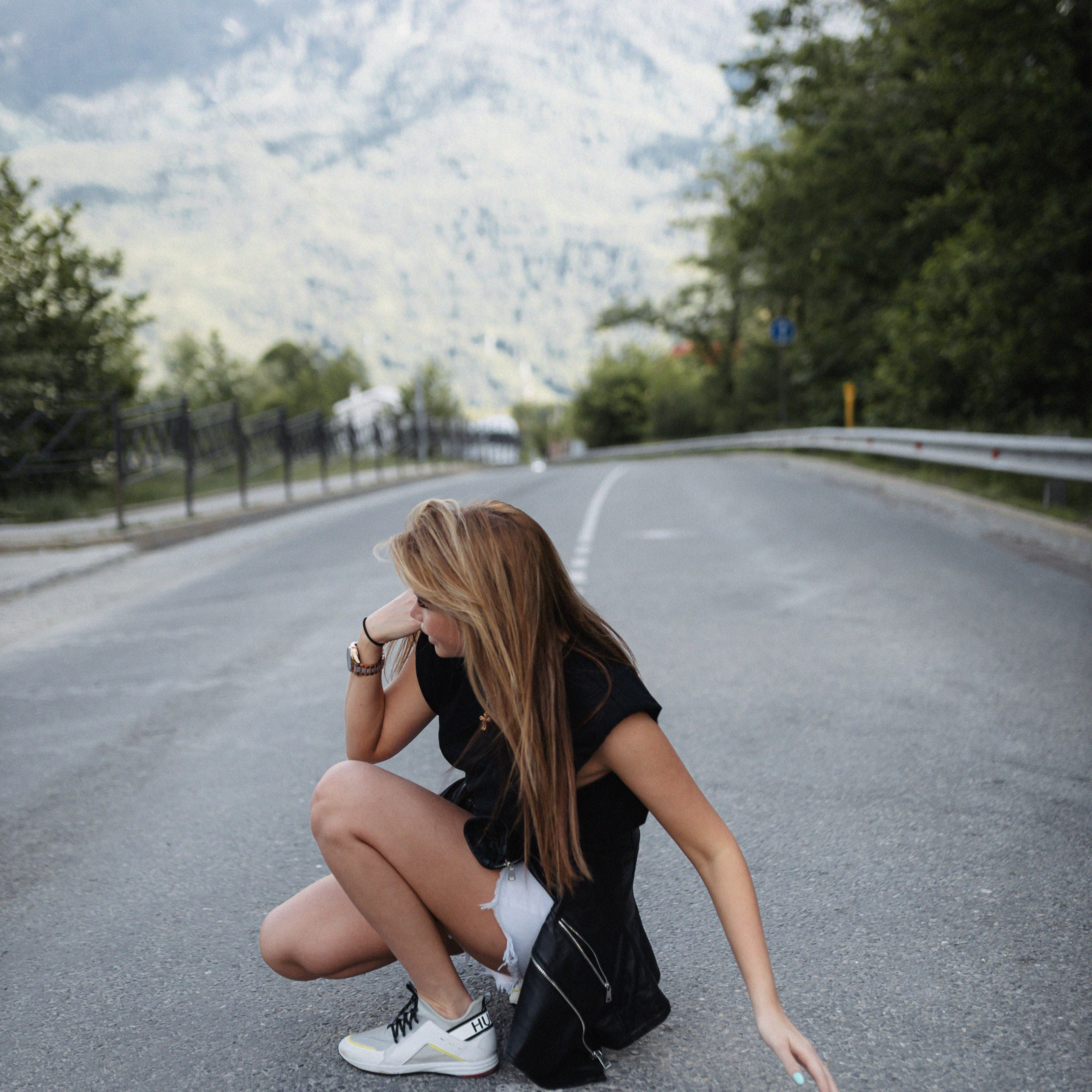 Катя в горах. Фотограф Мария Сваридзе