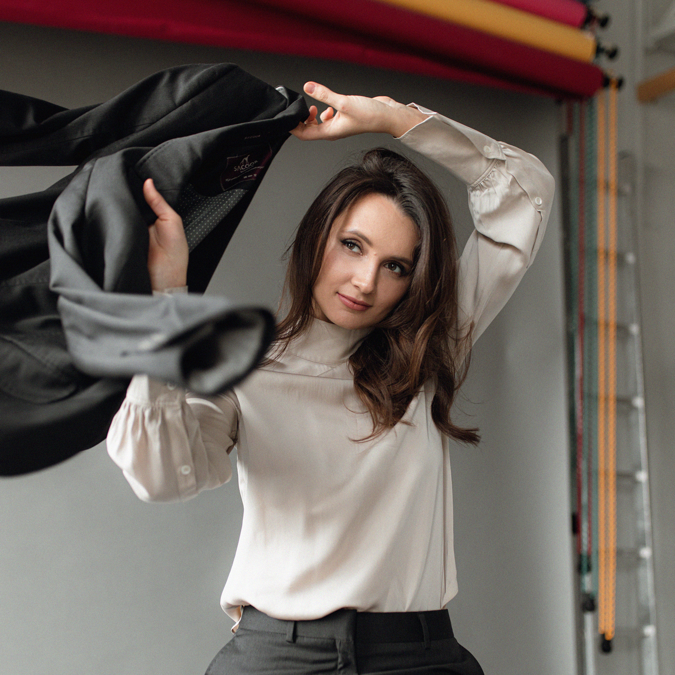 Мария в студии. Фотограф Мария Сваридзе