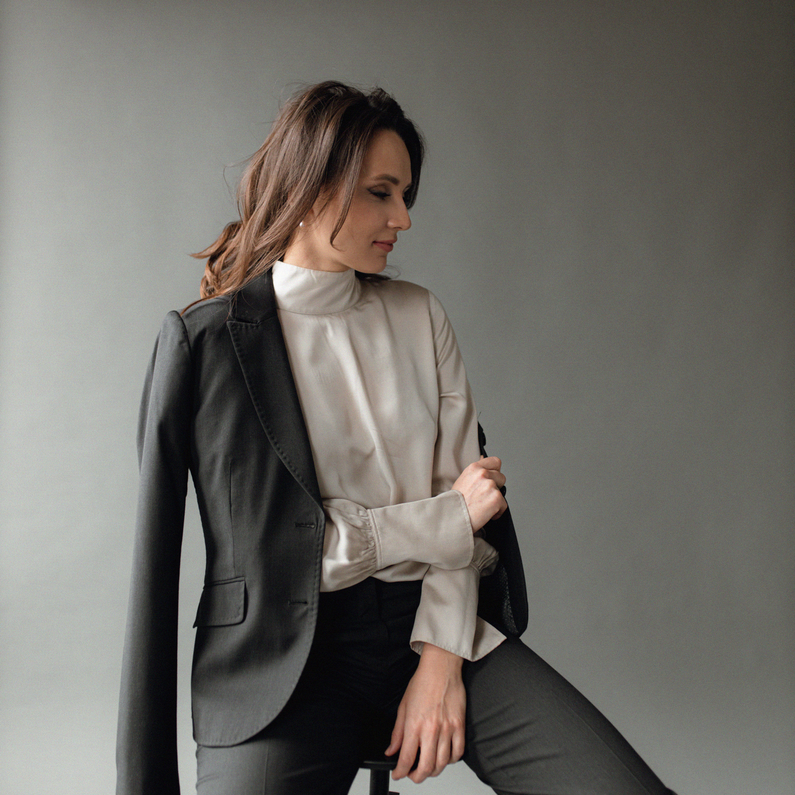 Мария в студии. Фотограф Мария Сваридзе