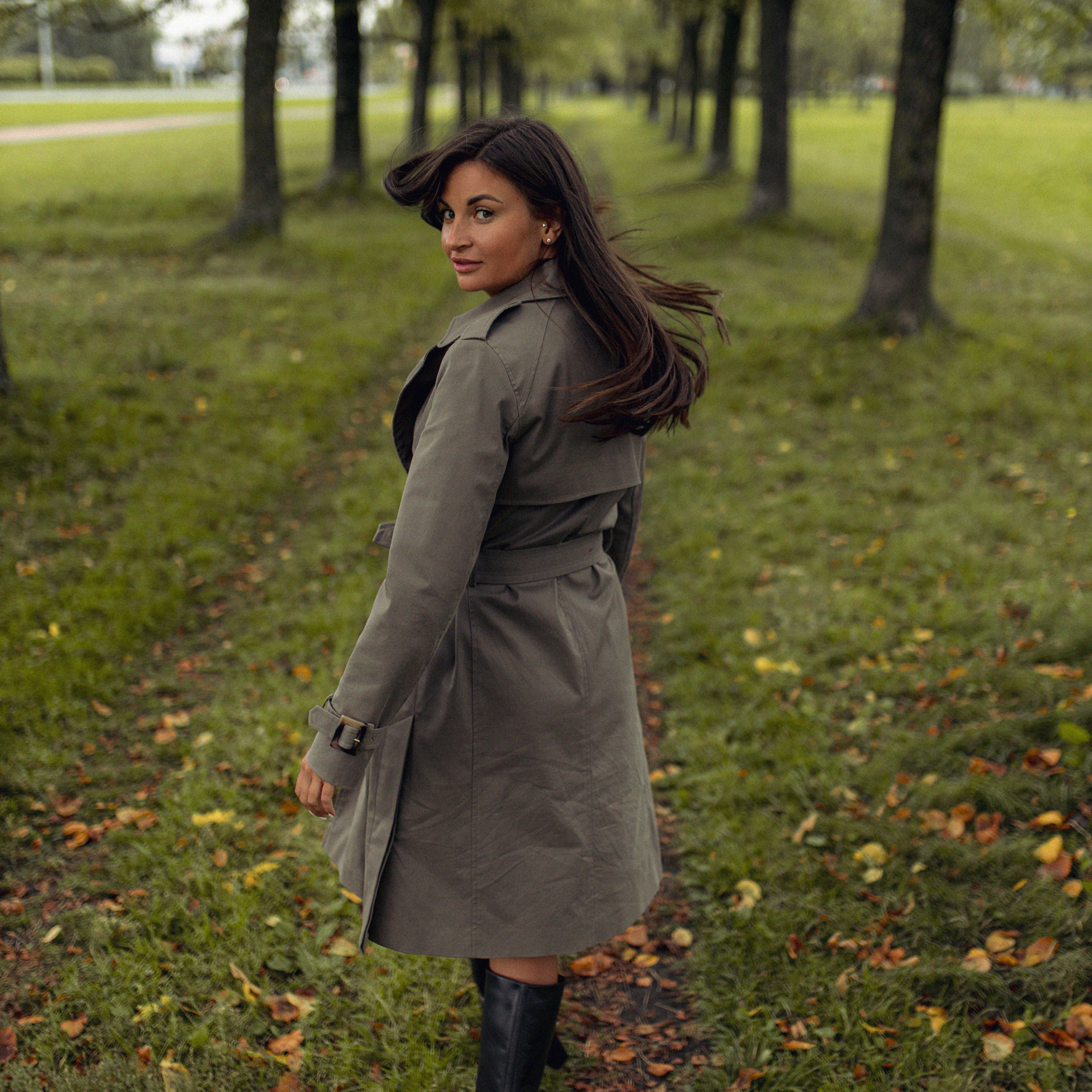 Аня и дождь в Питере. Фотограф Мария Сваридзе