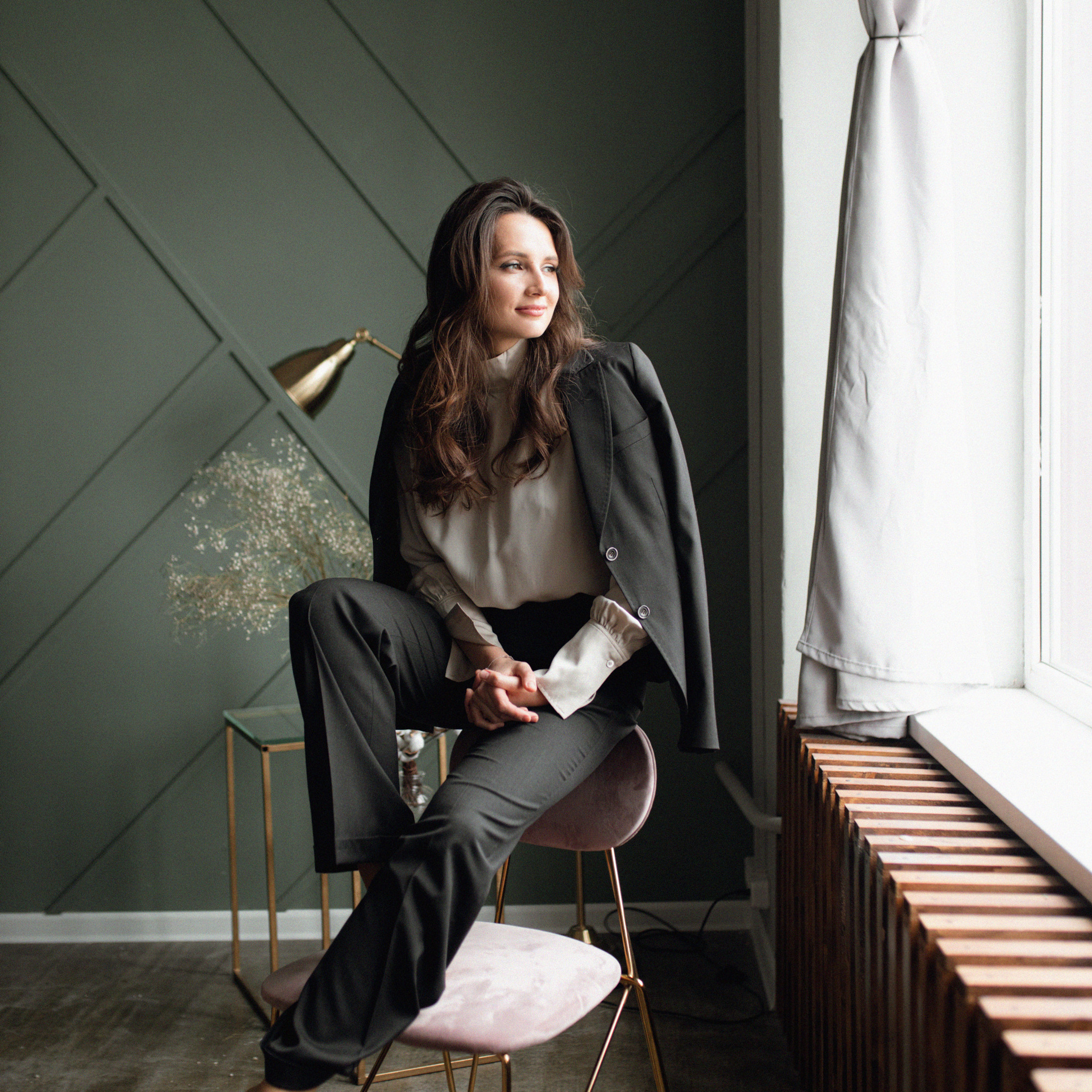 Мария в студии. Фотограф Мария Сваридзе