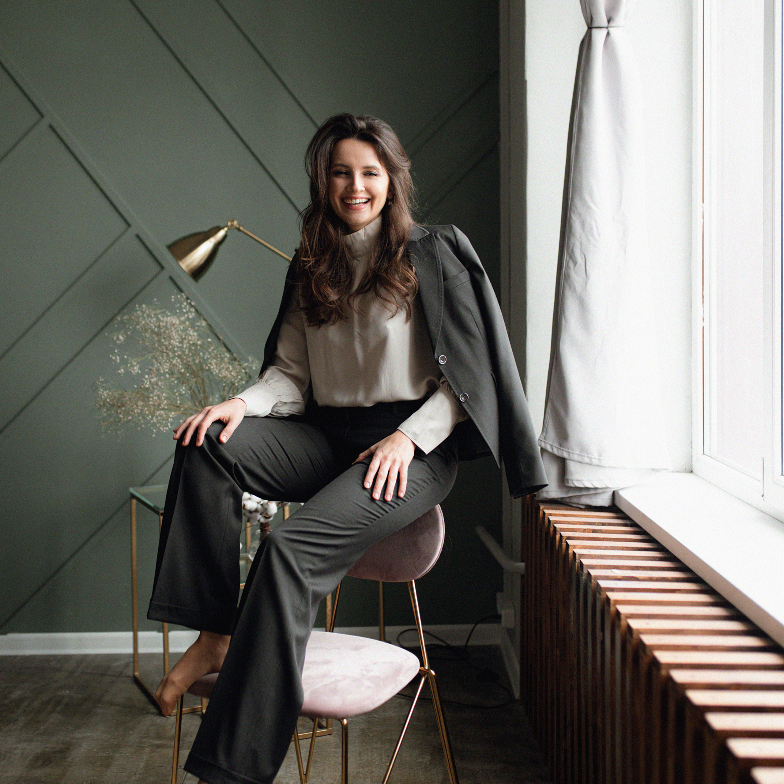 Мария в студии. Фотограф Мария Сваридзе