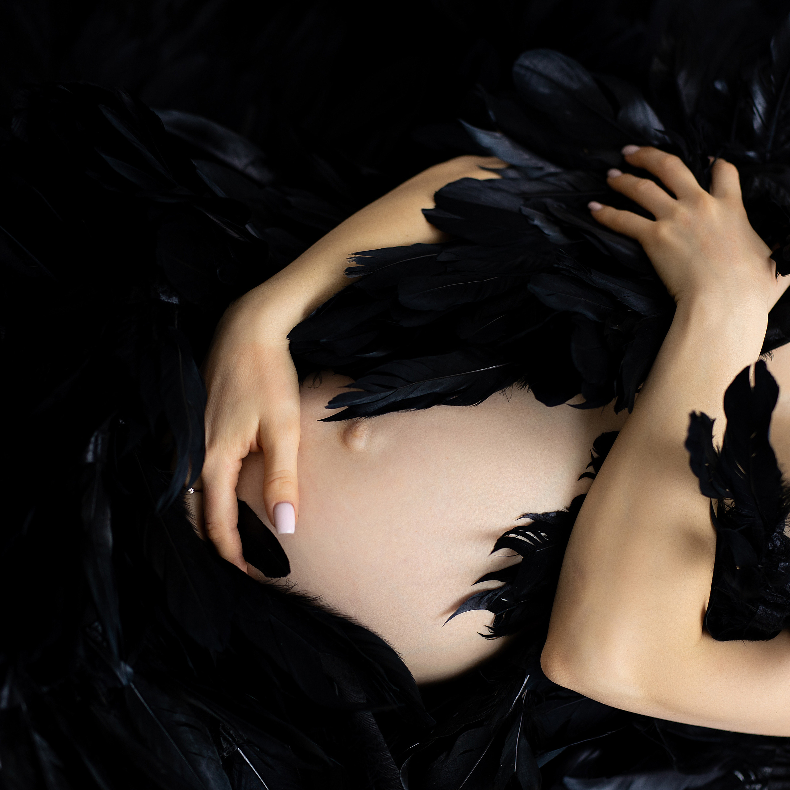 накидка из перьев для фотосессии