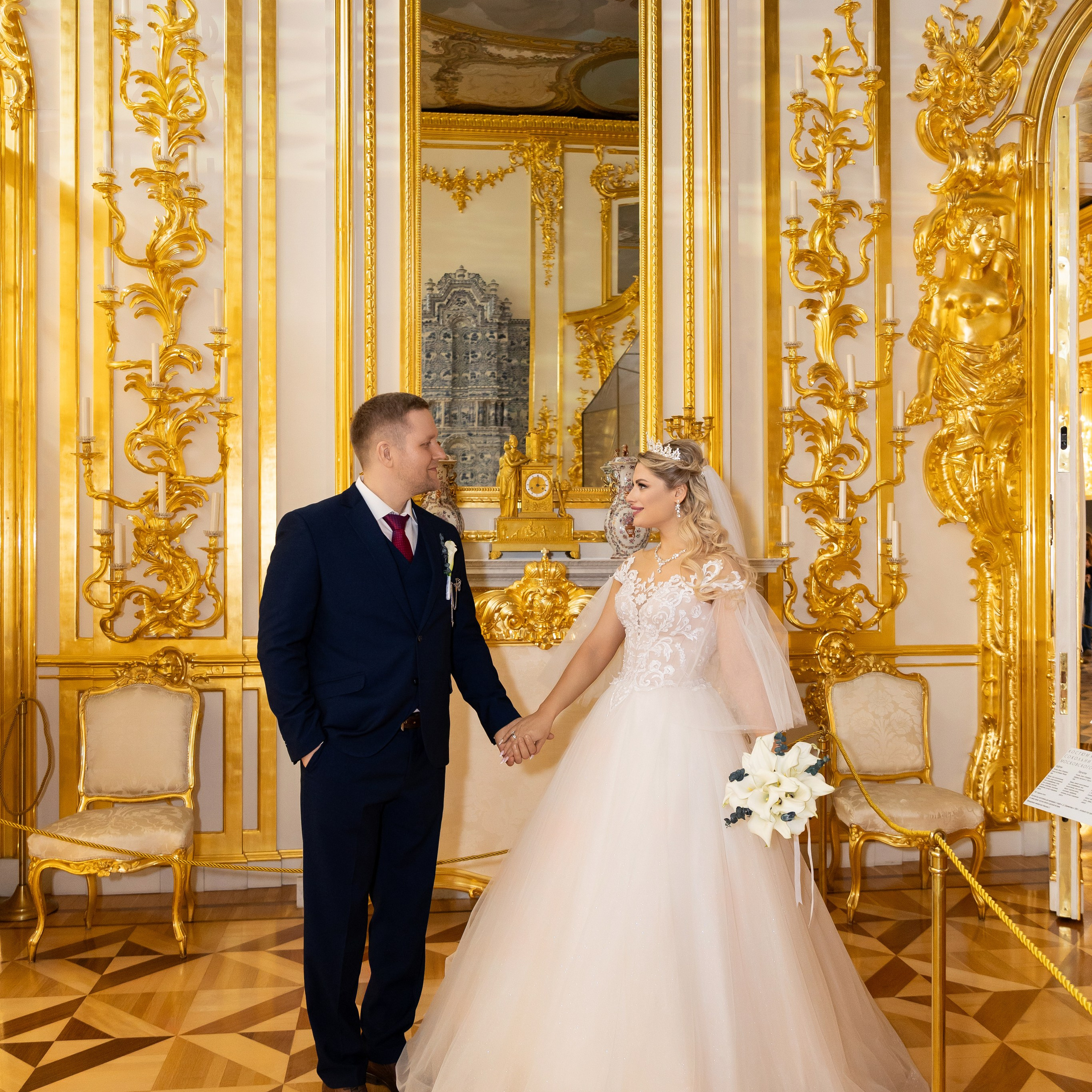Свадебная фотосессия в Екатерининском дворце. Семейный и свадебный фотограф в Санкт-Петербурге Татьяна Швыкова