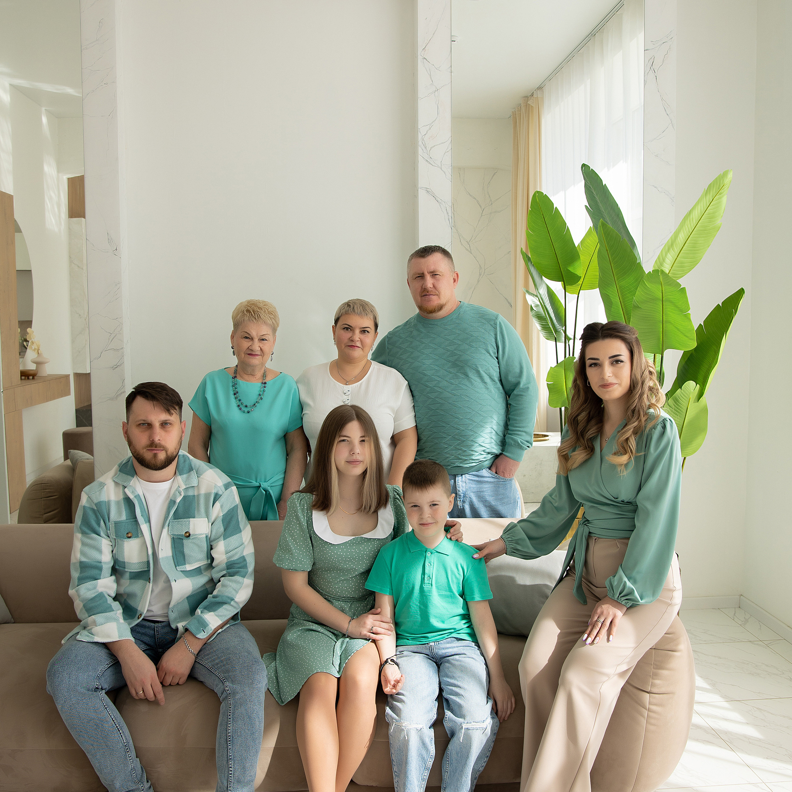 Фотосессия для большой семьи. Семейный и свадебный фотограф в Санкт-Петербурге Татьяна Швыкова