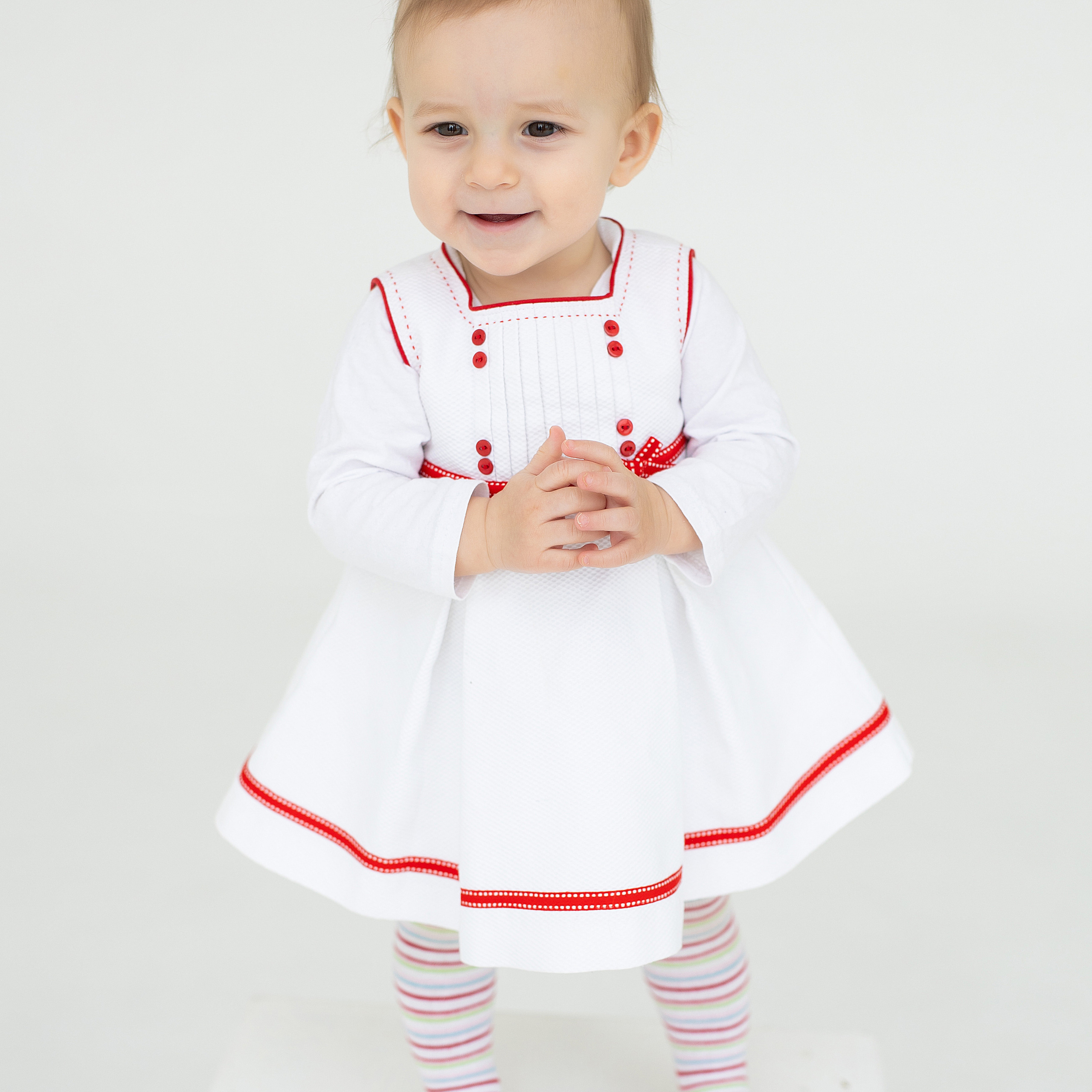 портрет малыша до года в студии