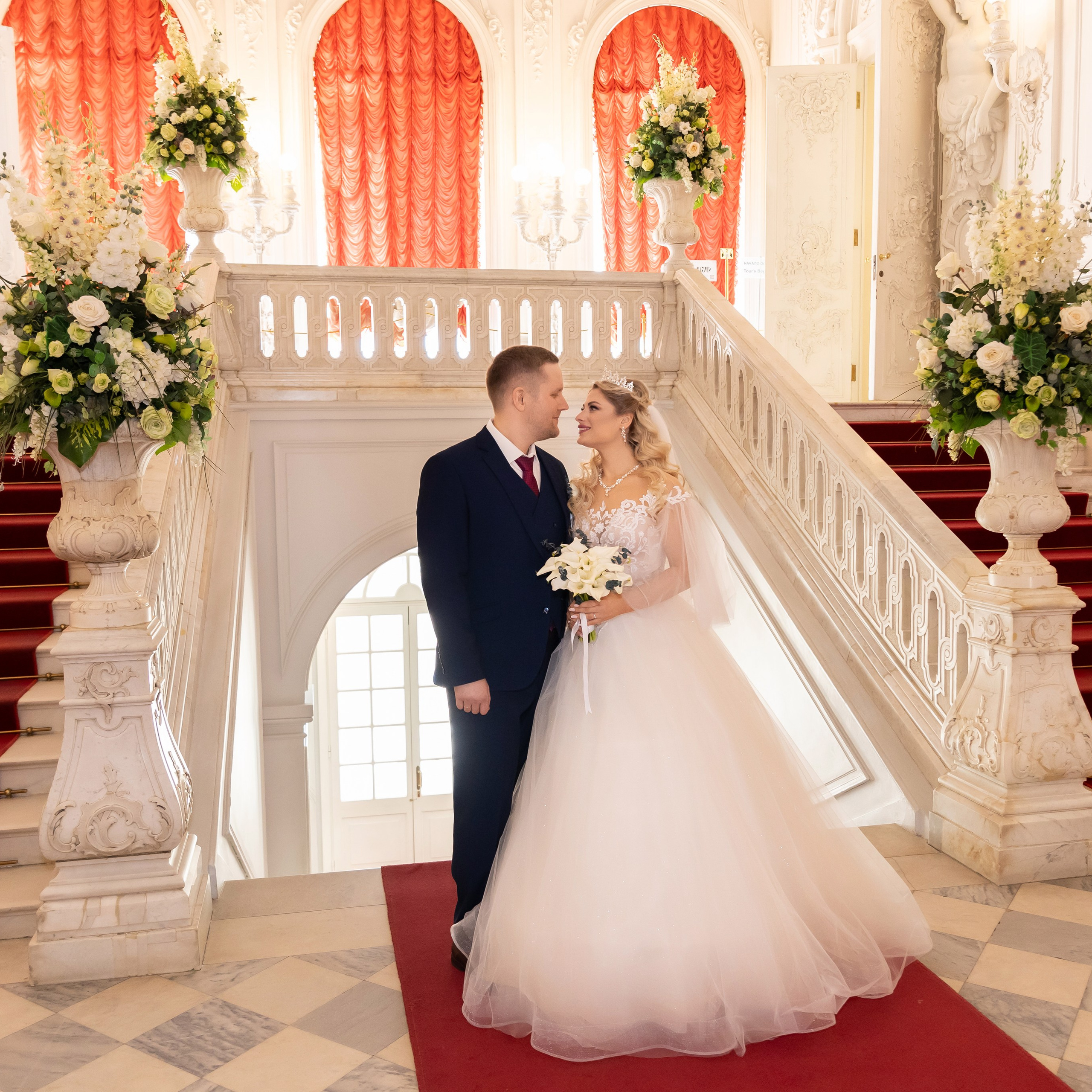Свадебная фотосессия в Екатерининском дворце. Семейный и свадебный фотограф в Санкт-Петербурге Татьяна Швыкова