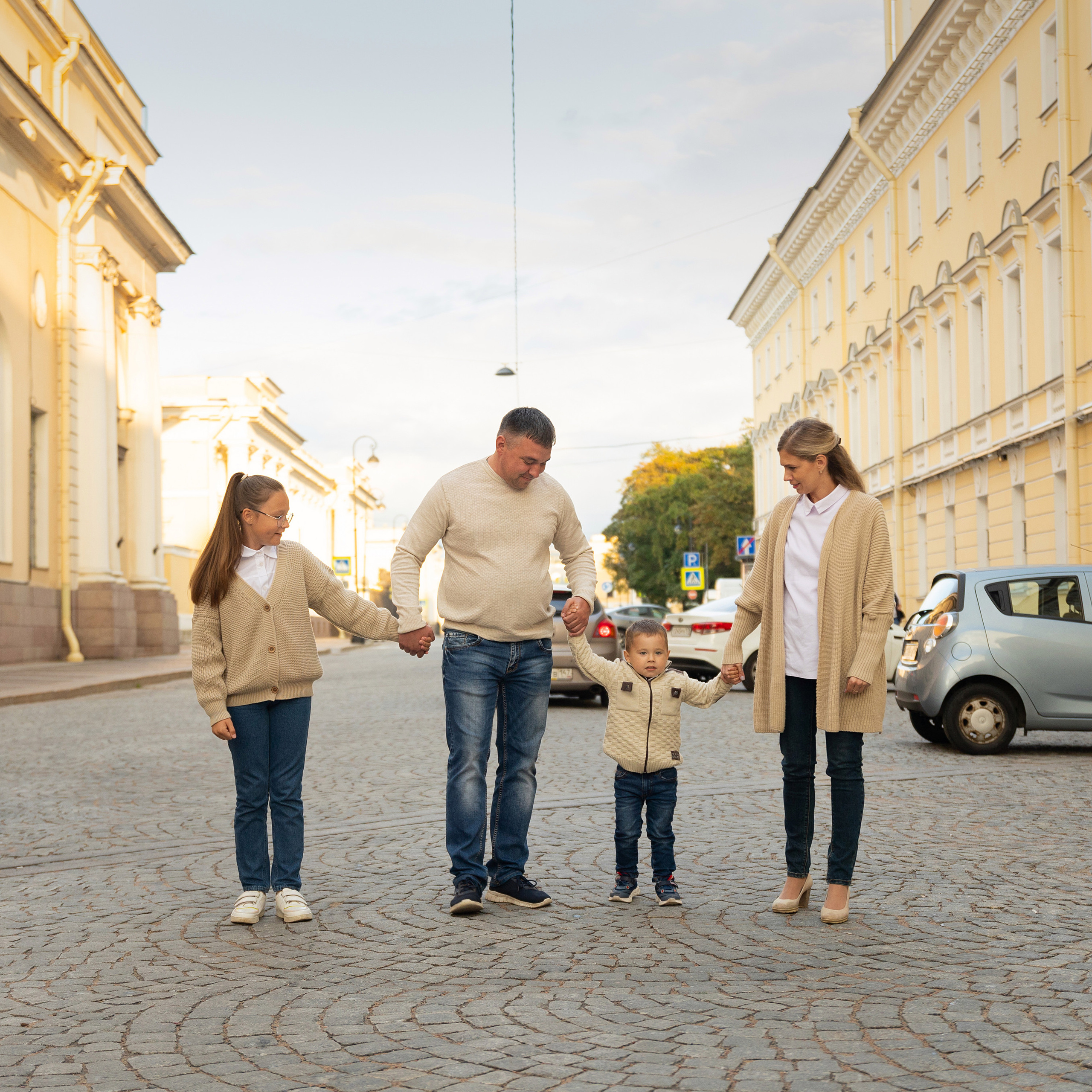 Фотопрогулка в центре города. Семейный и свадебный фотограф в Санкт-Петербурге Татьяна Швыкова