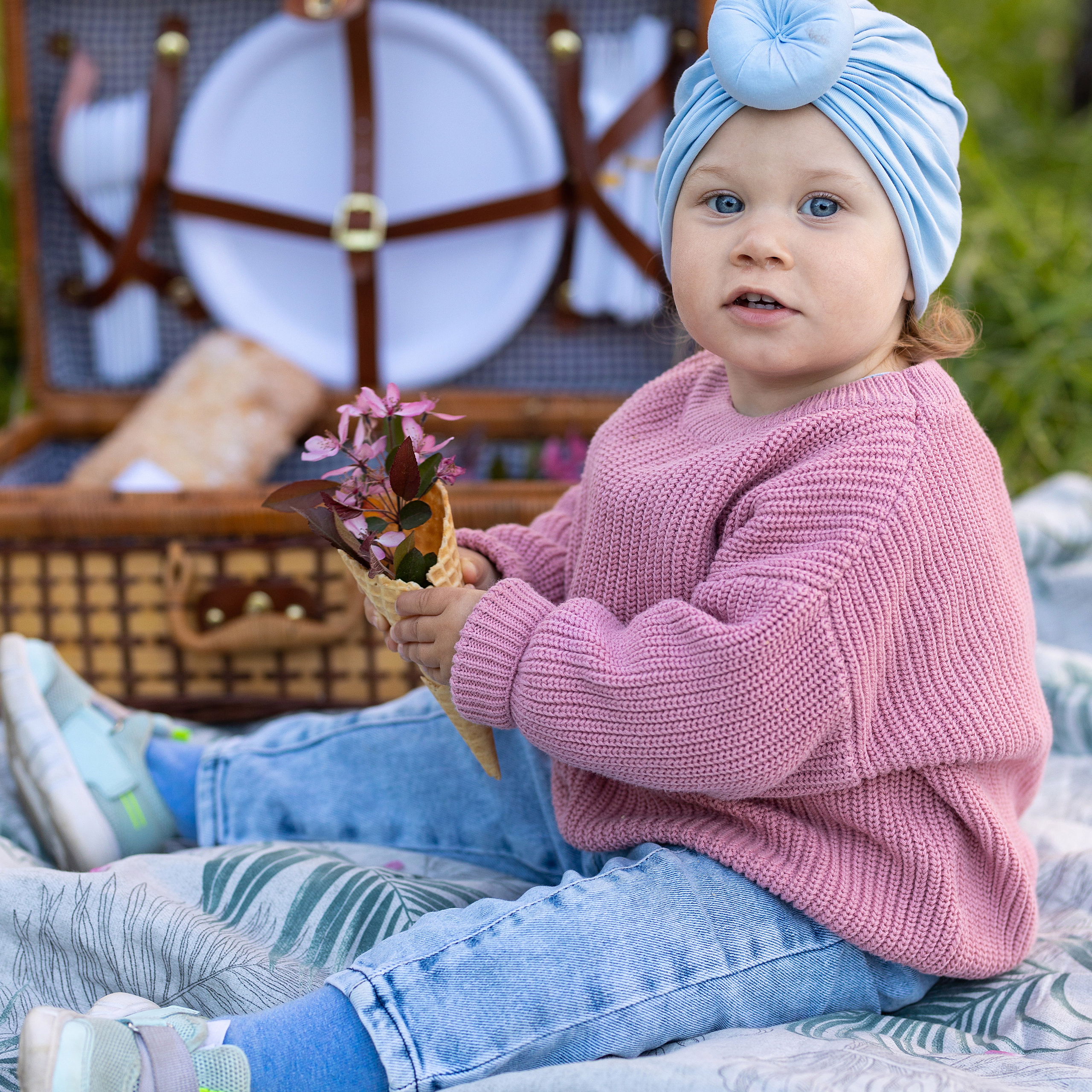 детский фотопикник на природе